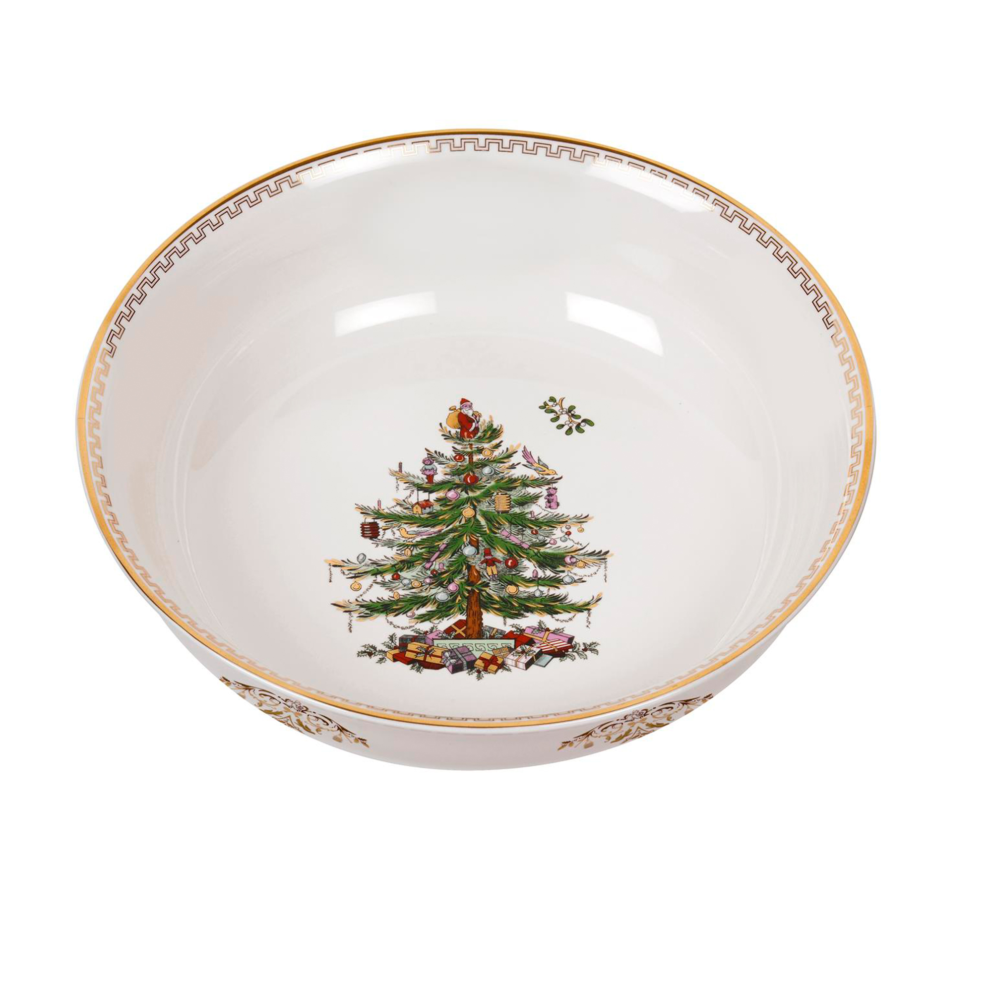 Spode &quot;Christmas Tree Gold&quot; Large Bowl | Ross-Simons