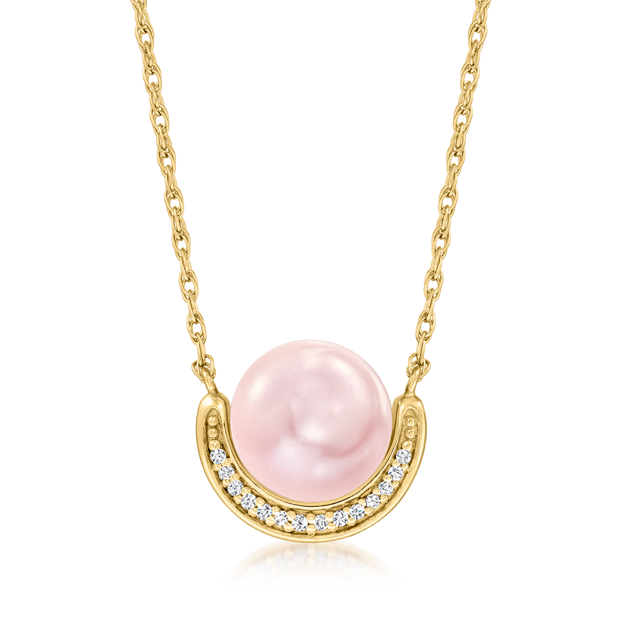 pearl ٩(๑❛ᴗ❛๑)۶pink 8.5-9.0 mm AAA Lavender Freshwater Pearl