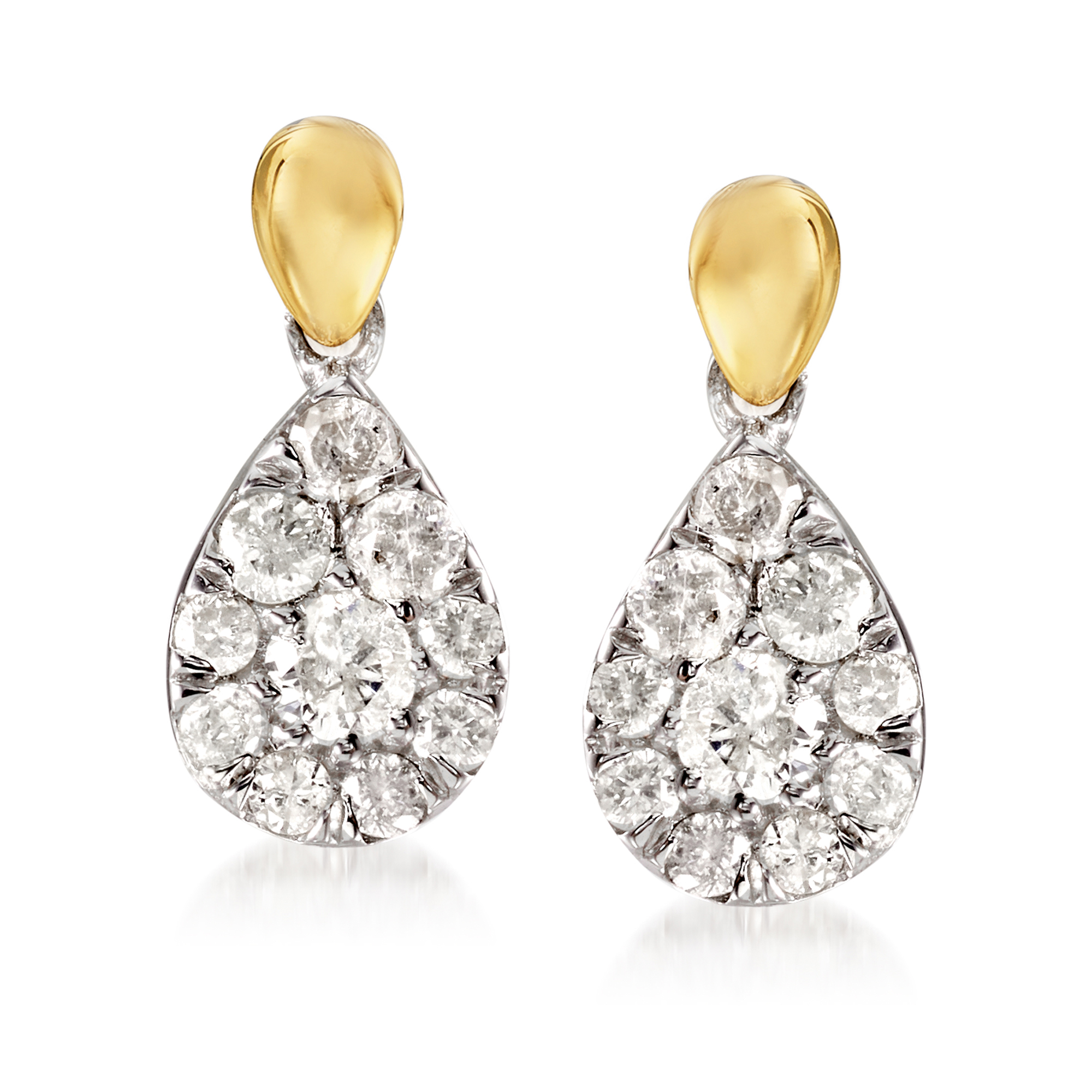 ross simon diamond earrings