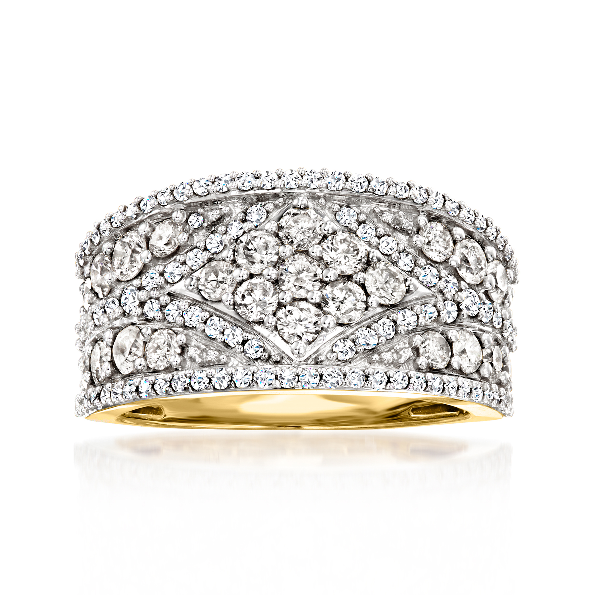 ⭐︎Diamond★ページ 1.50 ct. t.w. Diamond Ring in 14kt Yellow Gold | Ross Simons