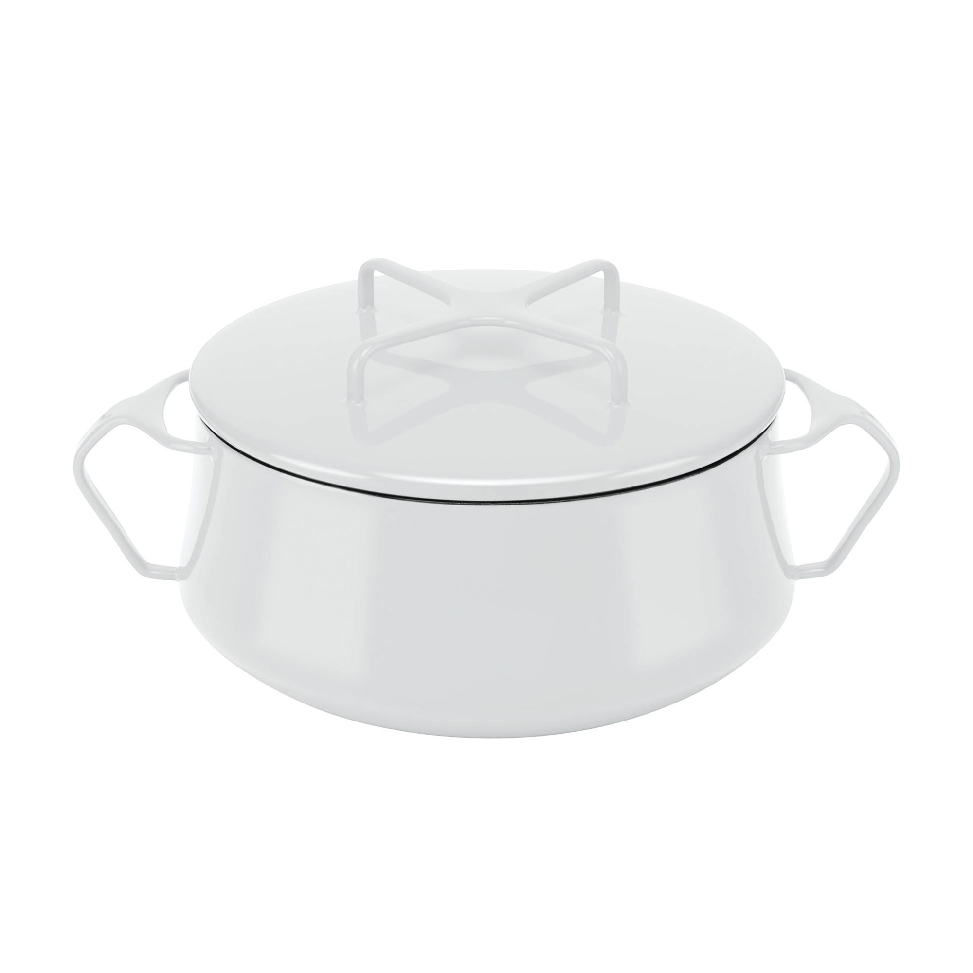 Dansk Kobenstyle 1-Quart Saucepan with Lid - White