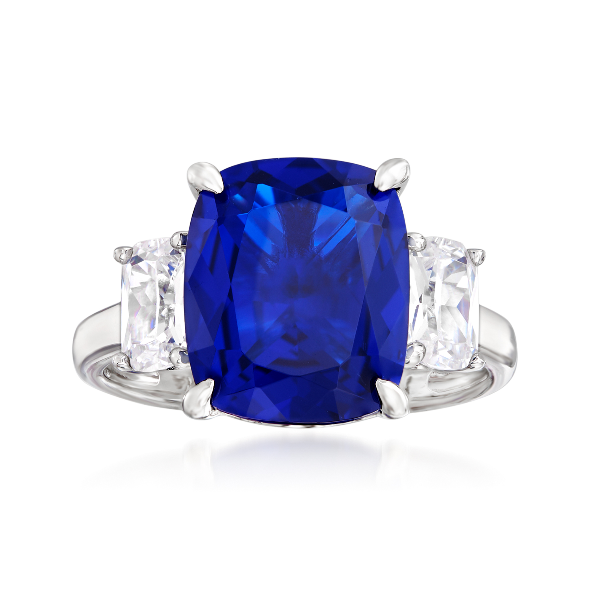 SILVER 925 サファイア sapphire Crystal クリスタル Designer blue sapphire ring | CZ ring | 925 Sterling silver