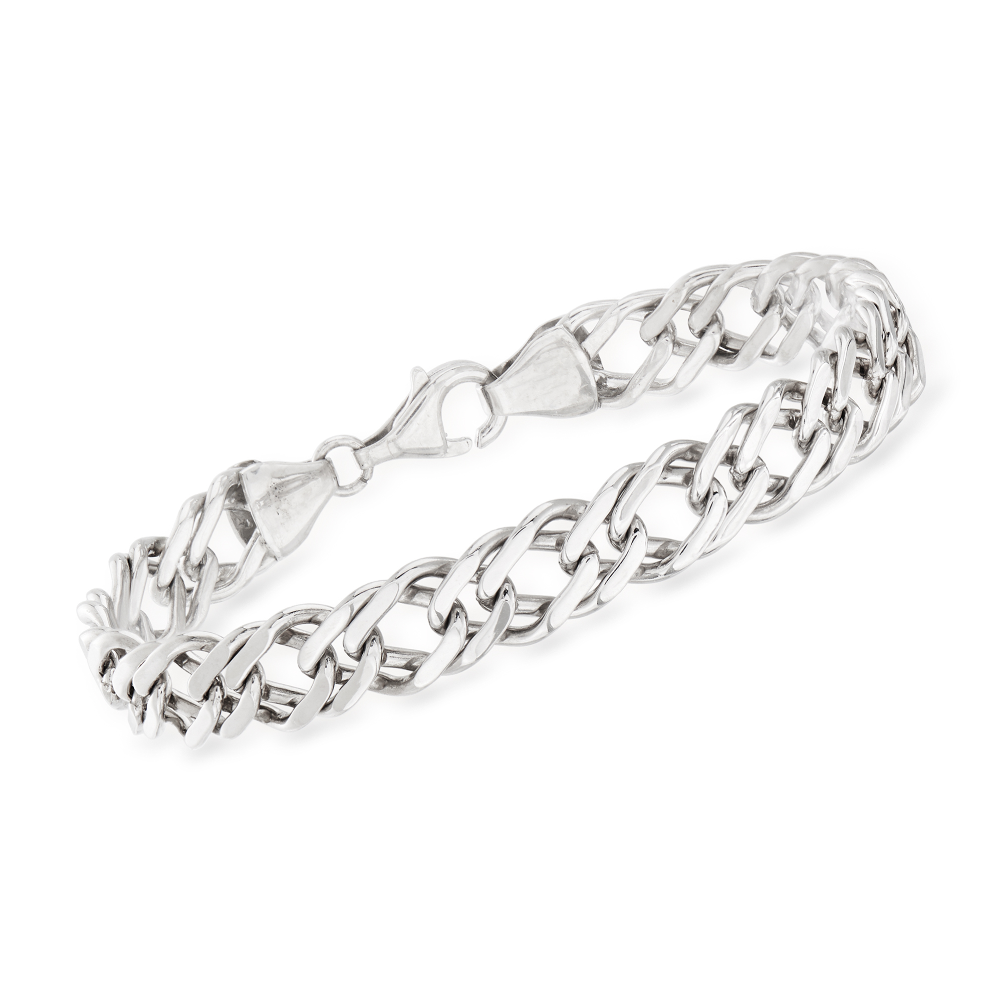 Sterling Silver Interlocking Link Bracelet RossSimons