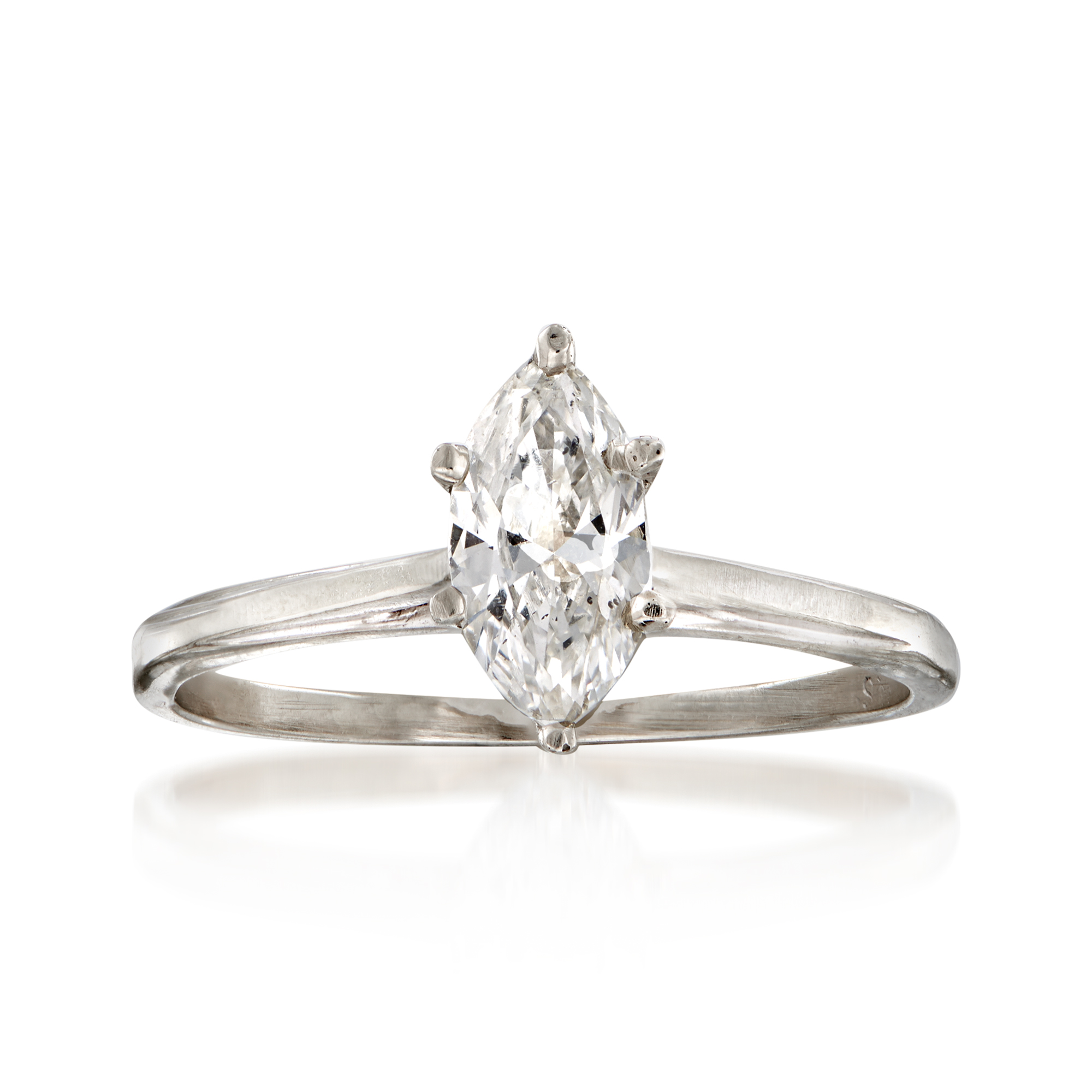 〚DIAMOND WEDDING〛No.36／Limited Edition80 C. 1980 Vintage 1.60 ct. t.w. Diamond Bridal Set: Engagement and