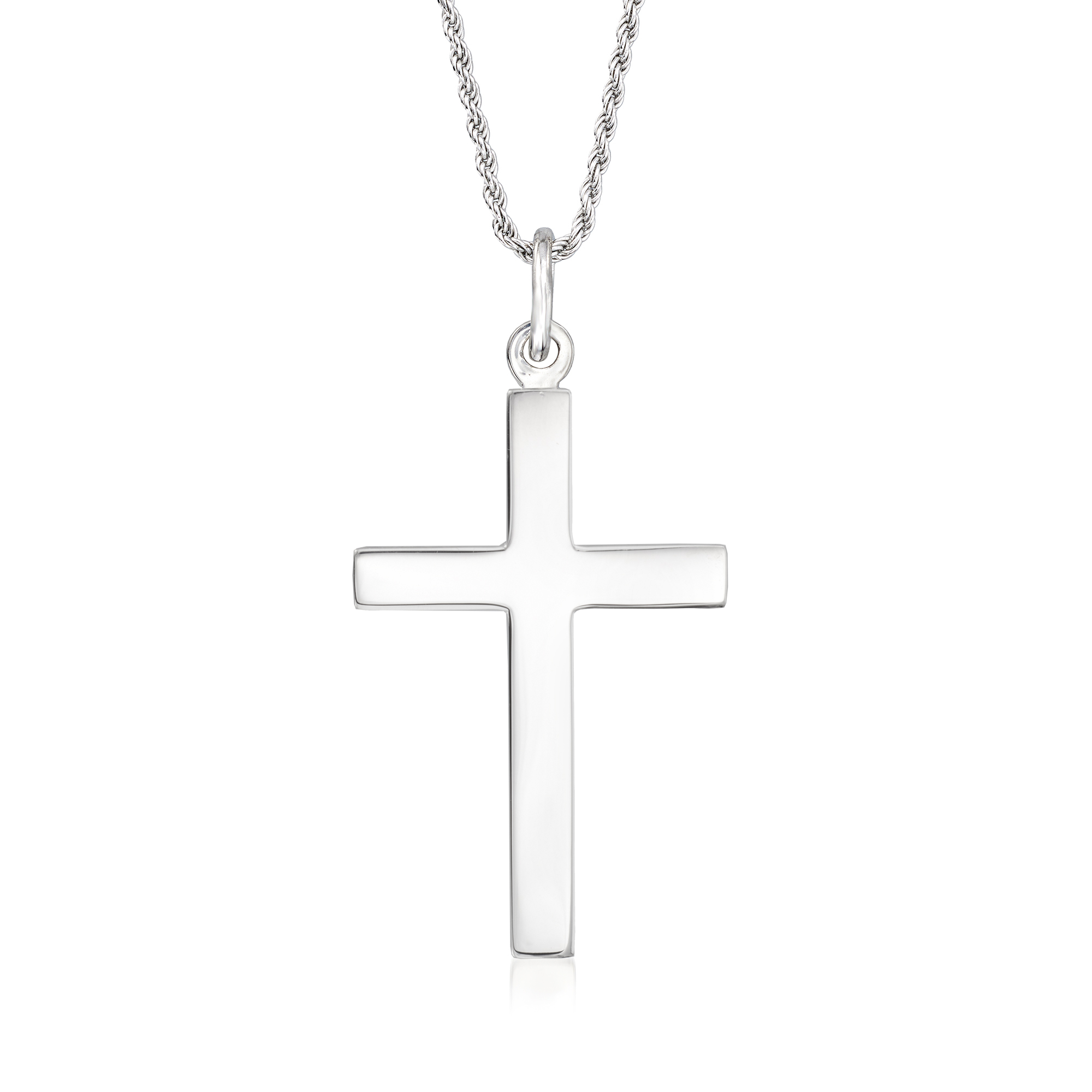 Sterling silver lord's prayer cross pendant hotsell