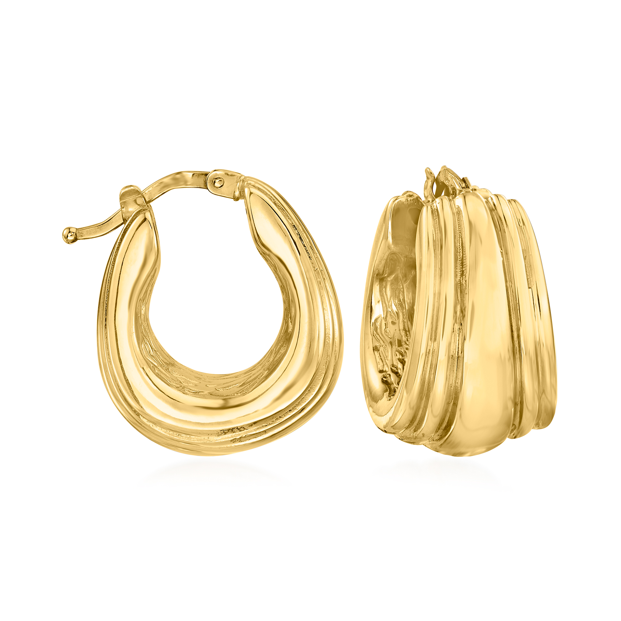 ross simons gold hoops