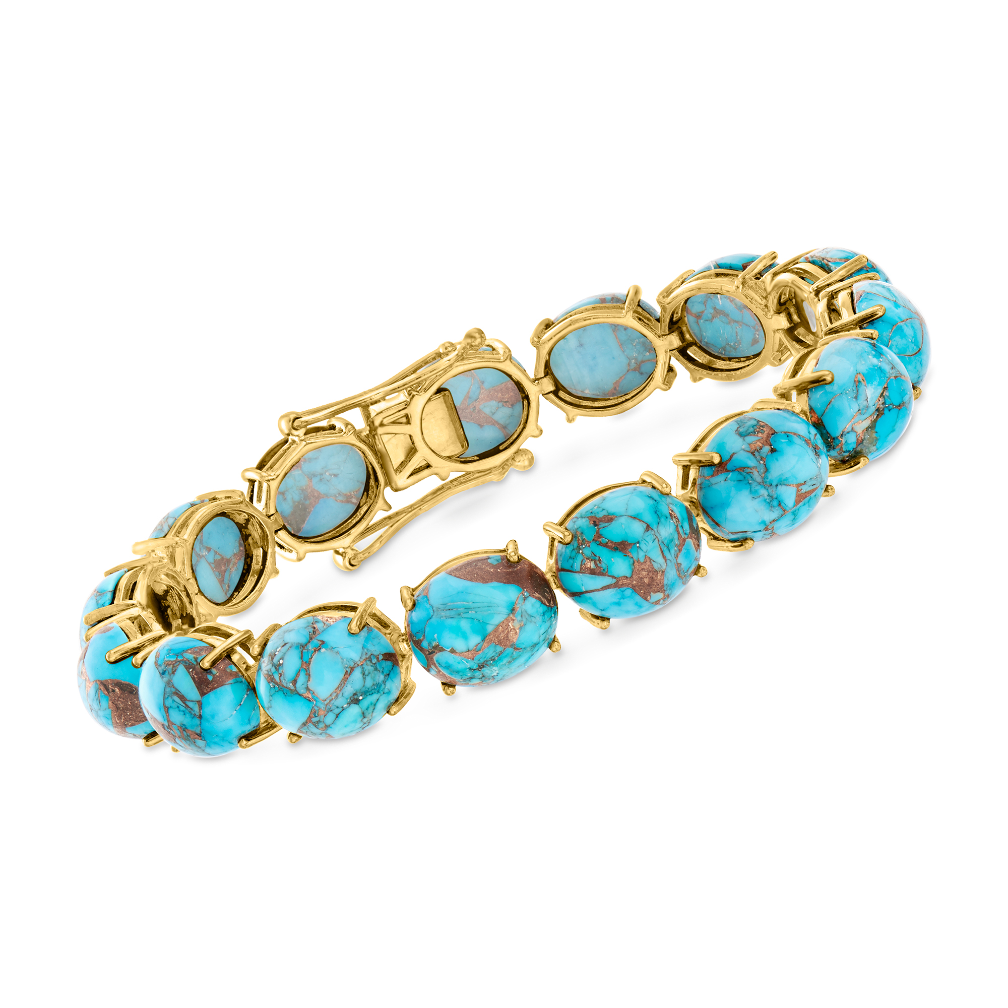 Fabergé Heritage Yellow Gold Diamond & Turquoise Guilloché Enamel Open  Bangle 1057BT1895/58