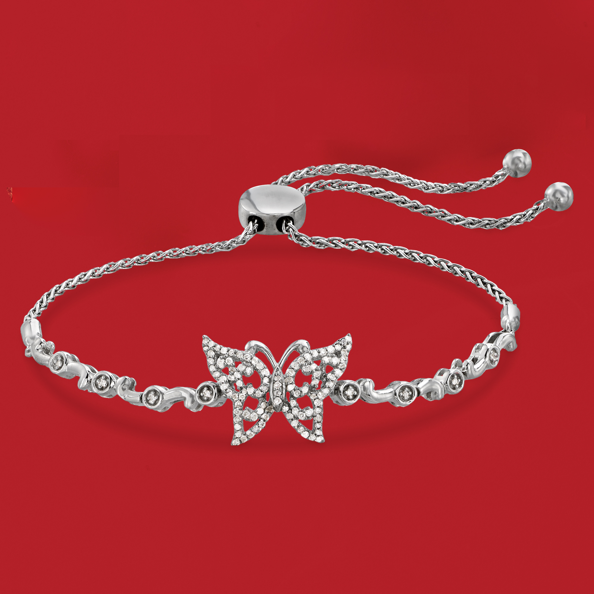 2172 シルバー ブローチ バタフライ スターリング STERLING