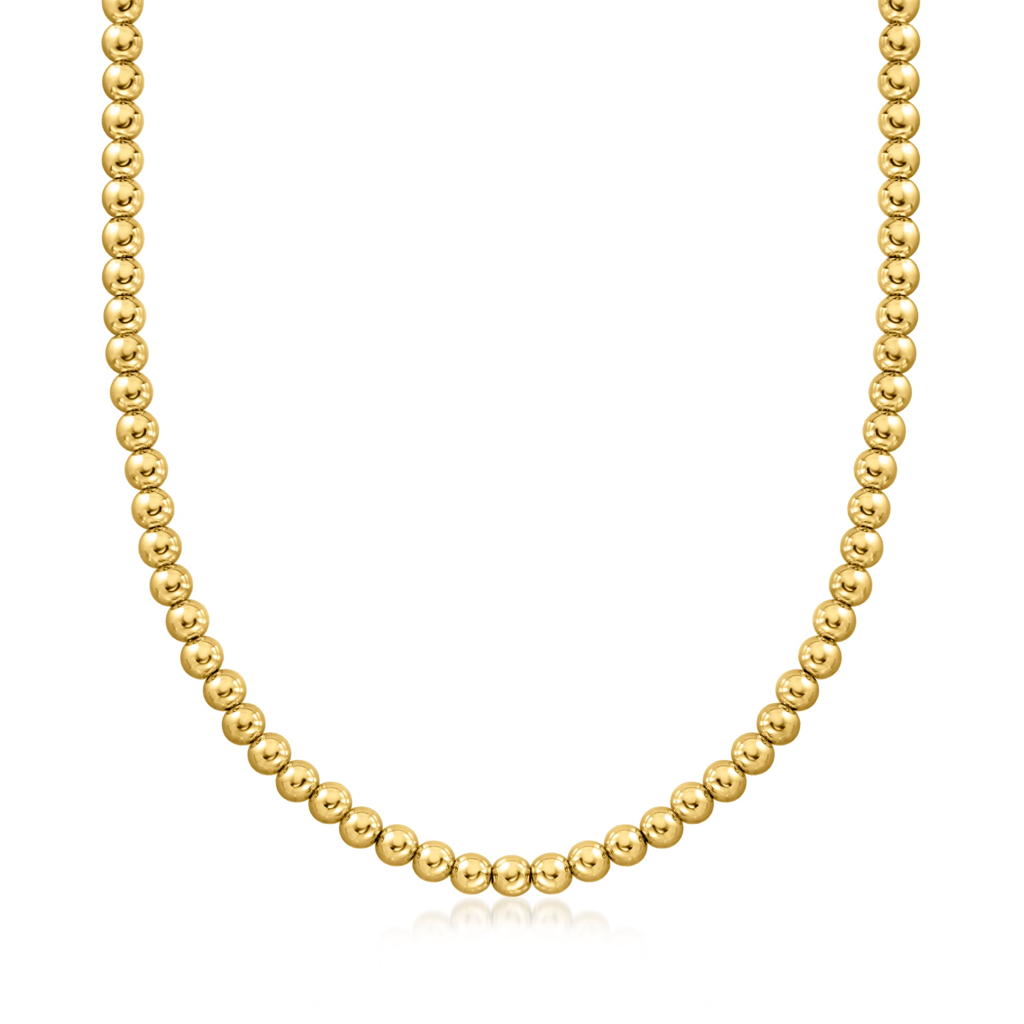 Italian 14kt Yellow Gold Paper Clip Link Necklace | Ross Simons