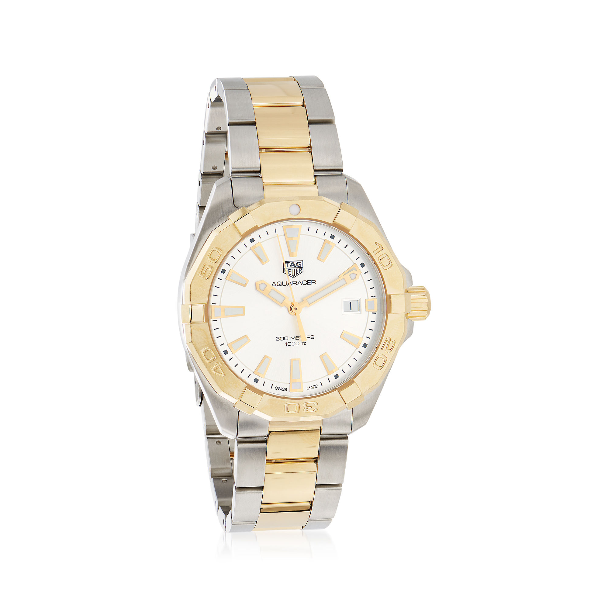 Tag heuer 2 tone mens watch sales