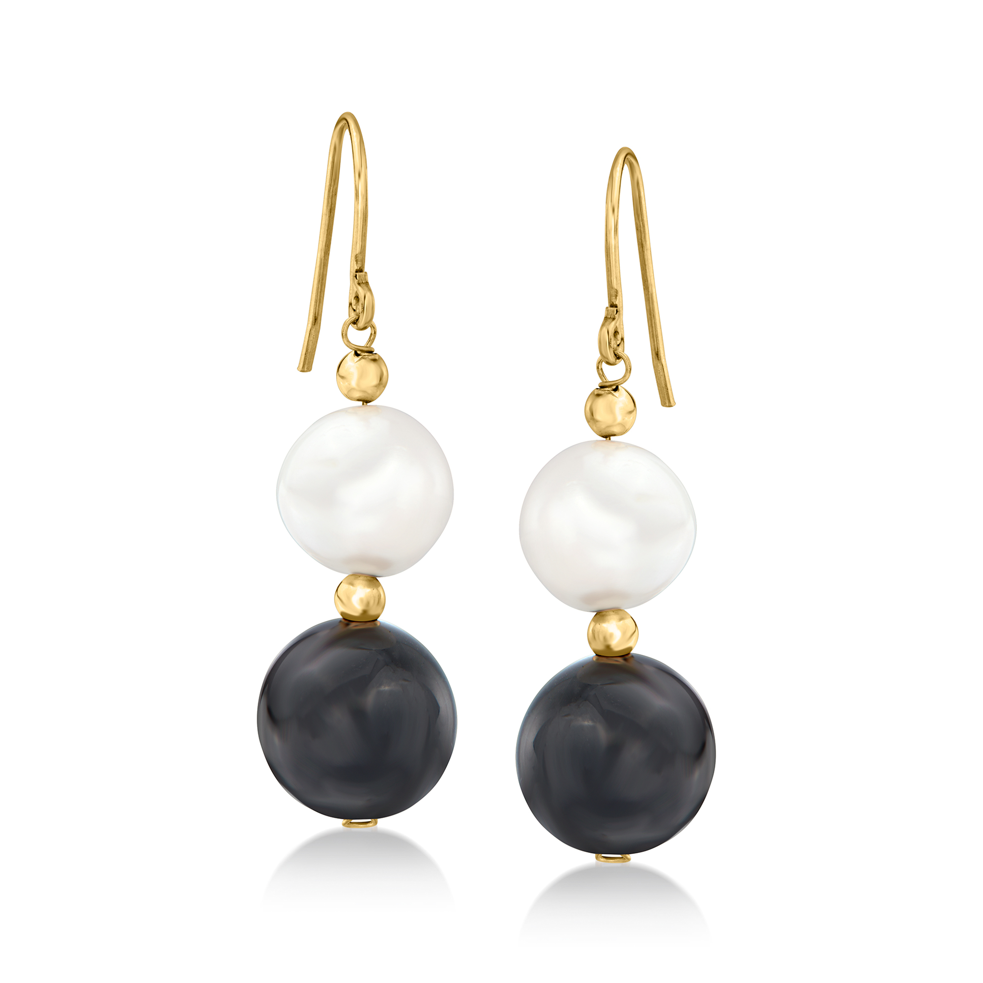 14k White Gold Chain with Black Freshwater Cultured Pearl Pendant Necklace 11-11.5mm 14k White Gold Chain with Black Freshwater Cultured Pearl Pendant Necklace 11-11.5mm