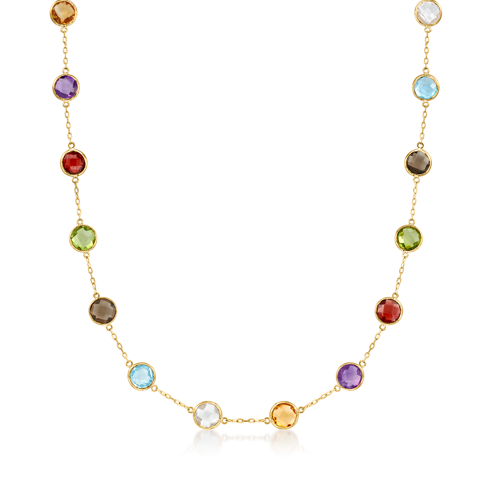 Gemdrop Five Stone Necklace - Element 79 Contemporary Jewelry