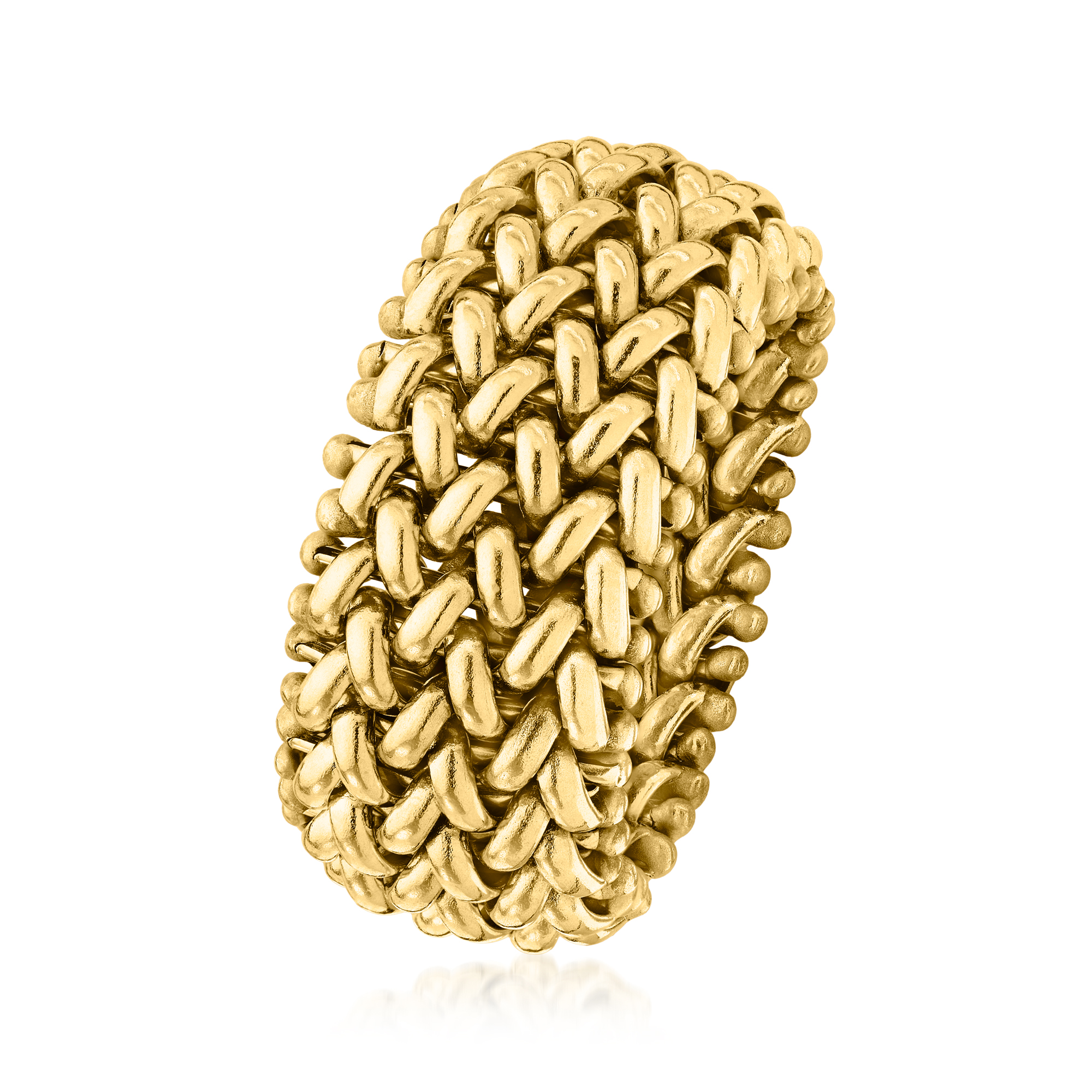 Italian 14kt Yellow Gold Riso-Link Ring