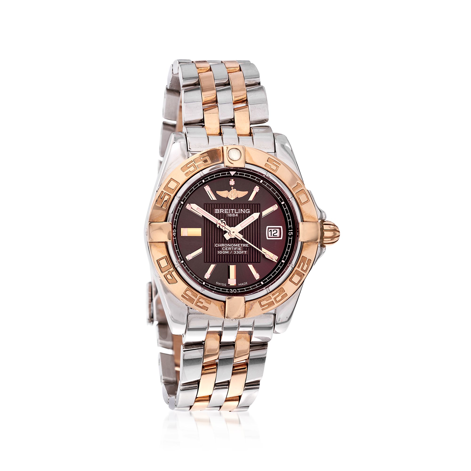 breitling women's rose gold