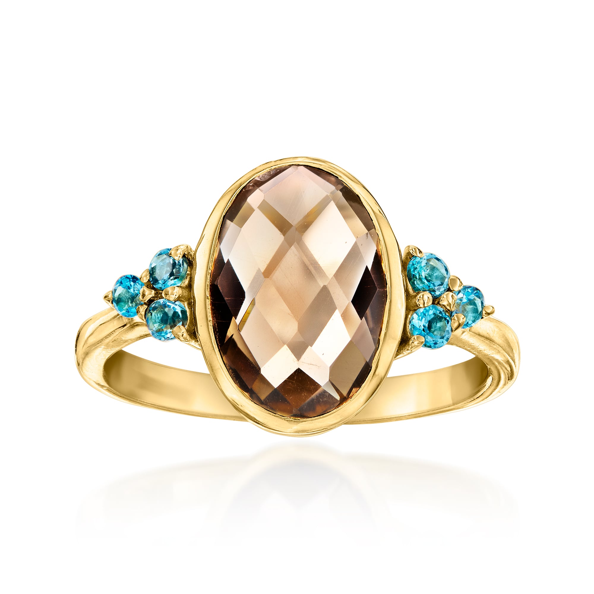 5.00 Carat Pink Topaz and 1.00 ct. t.w. Chrome Diopside Ring in