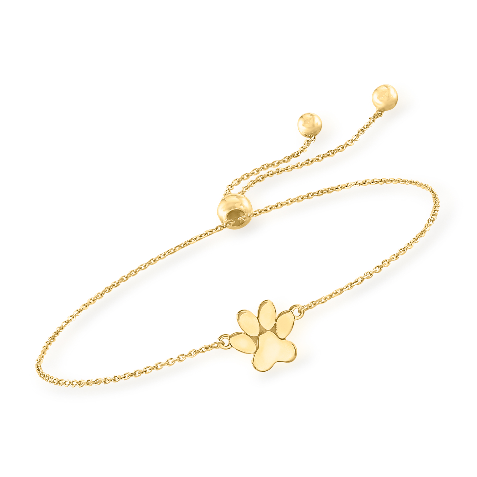 Paw print bolo bracelet sale