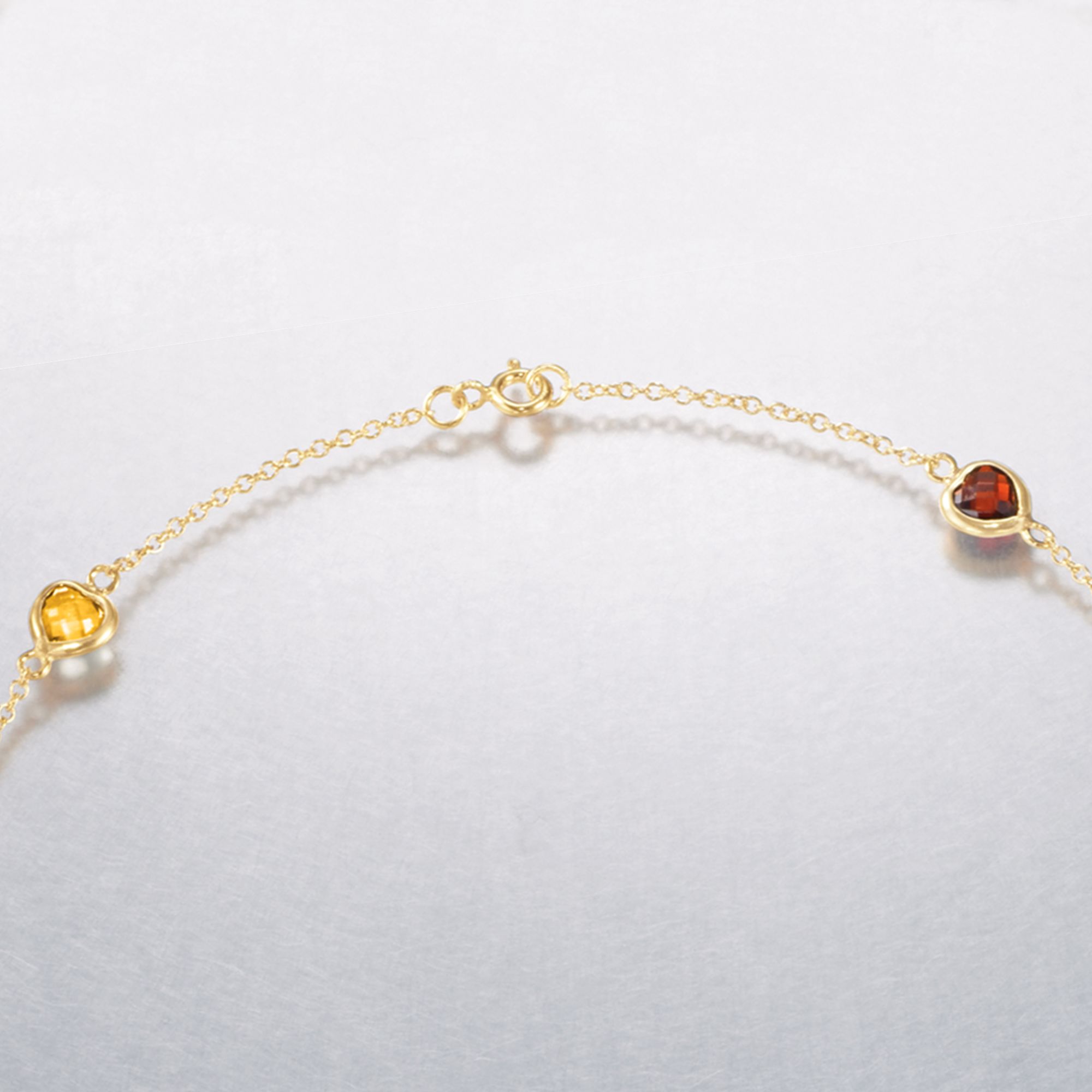 7.85 ct. t.w. Multi-Gemstone Station Necklace in 18kt Gold
