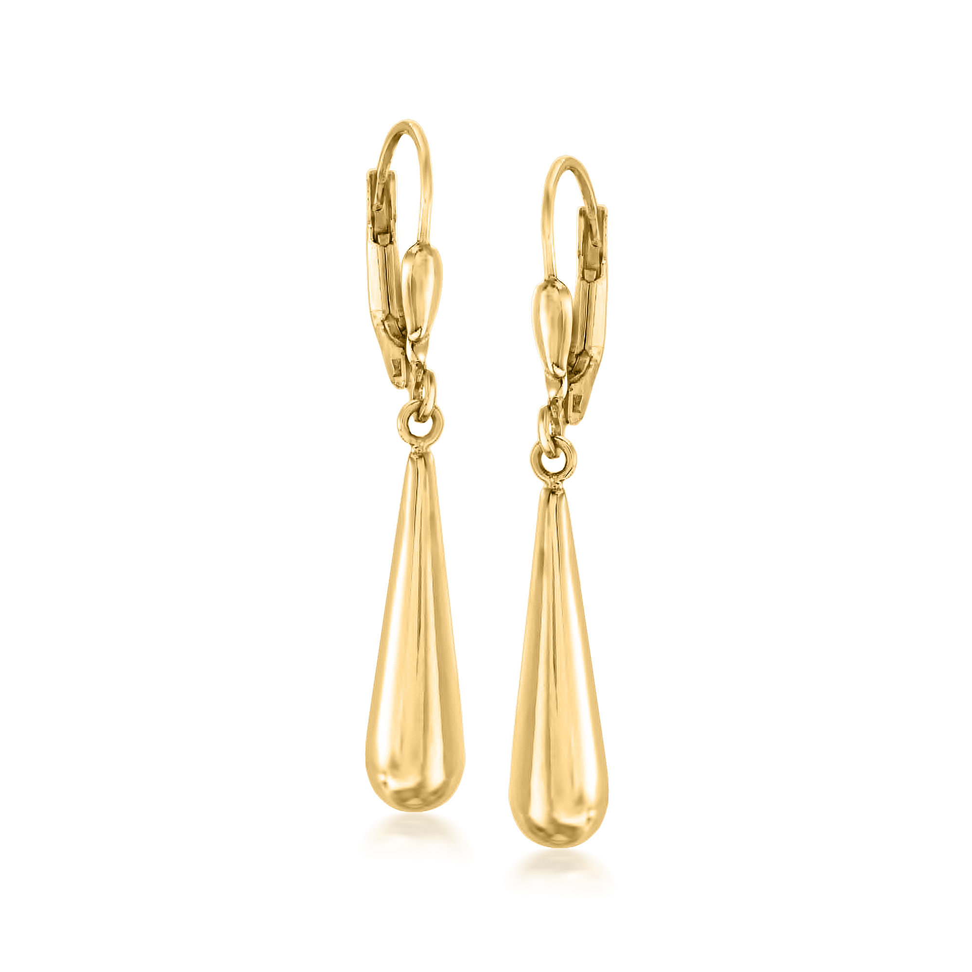 14kt Yellow Gold Teardrop Earrings RossSimons