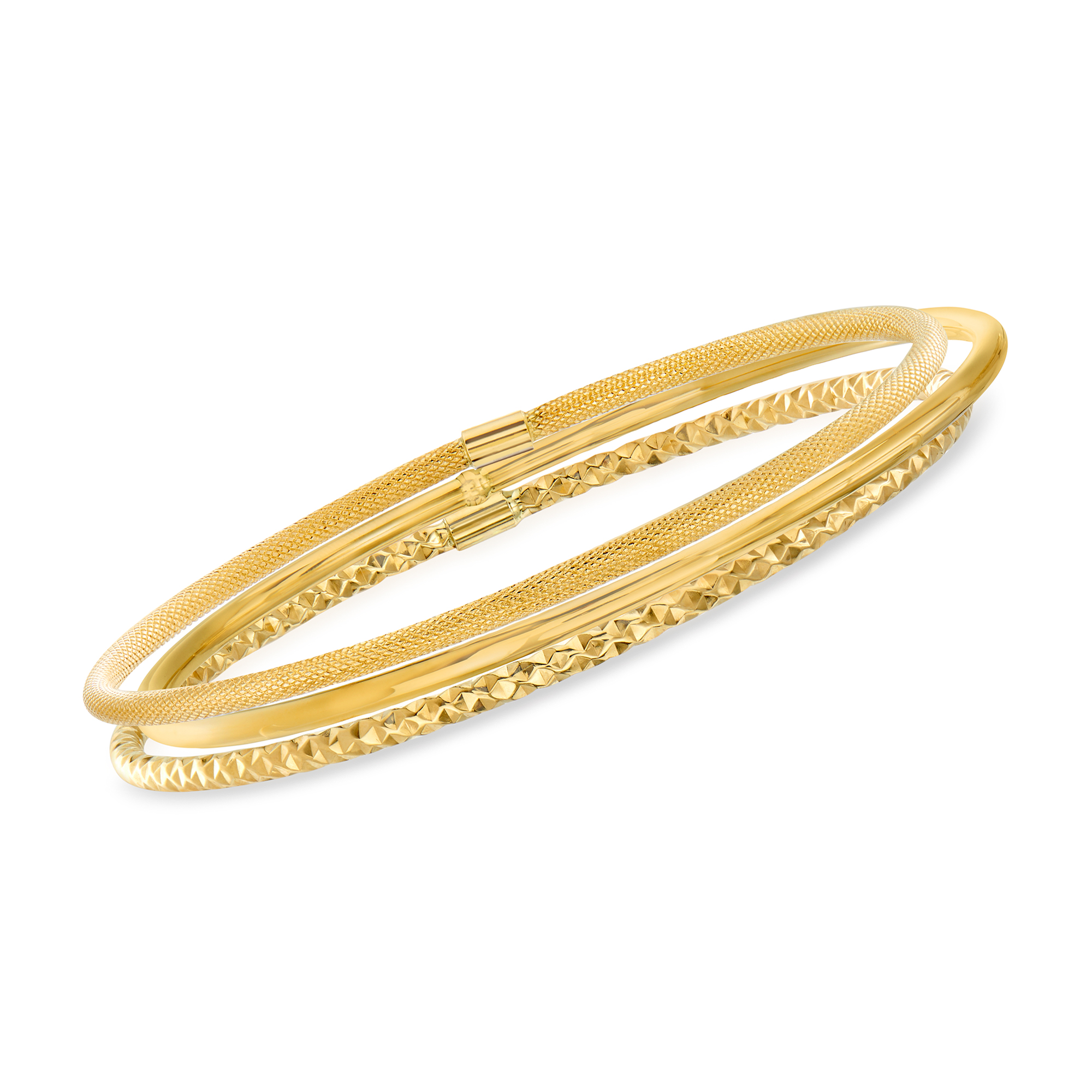 Set of 3 gold bangles 2025