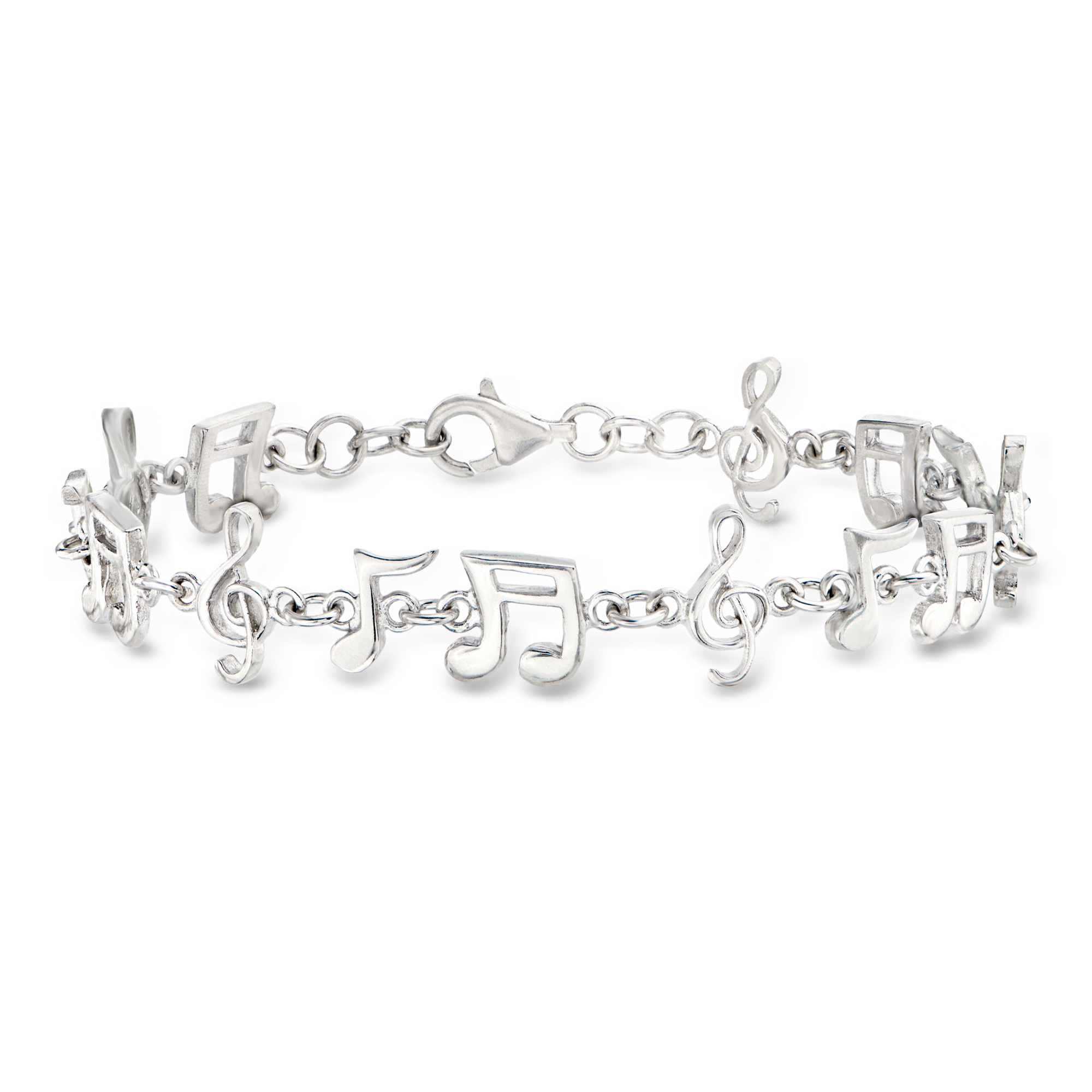 Sterling Silver Musical Note Bracelet | Ross-Simons
