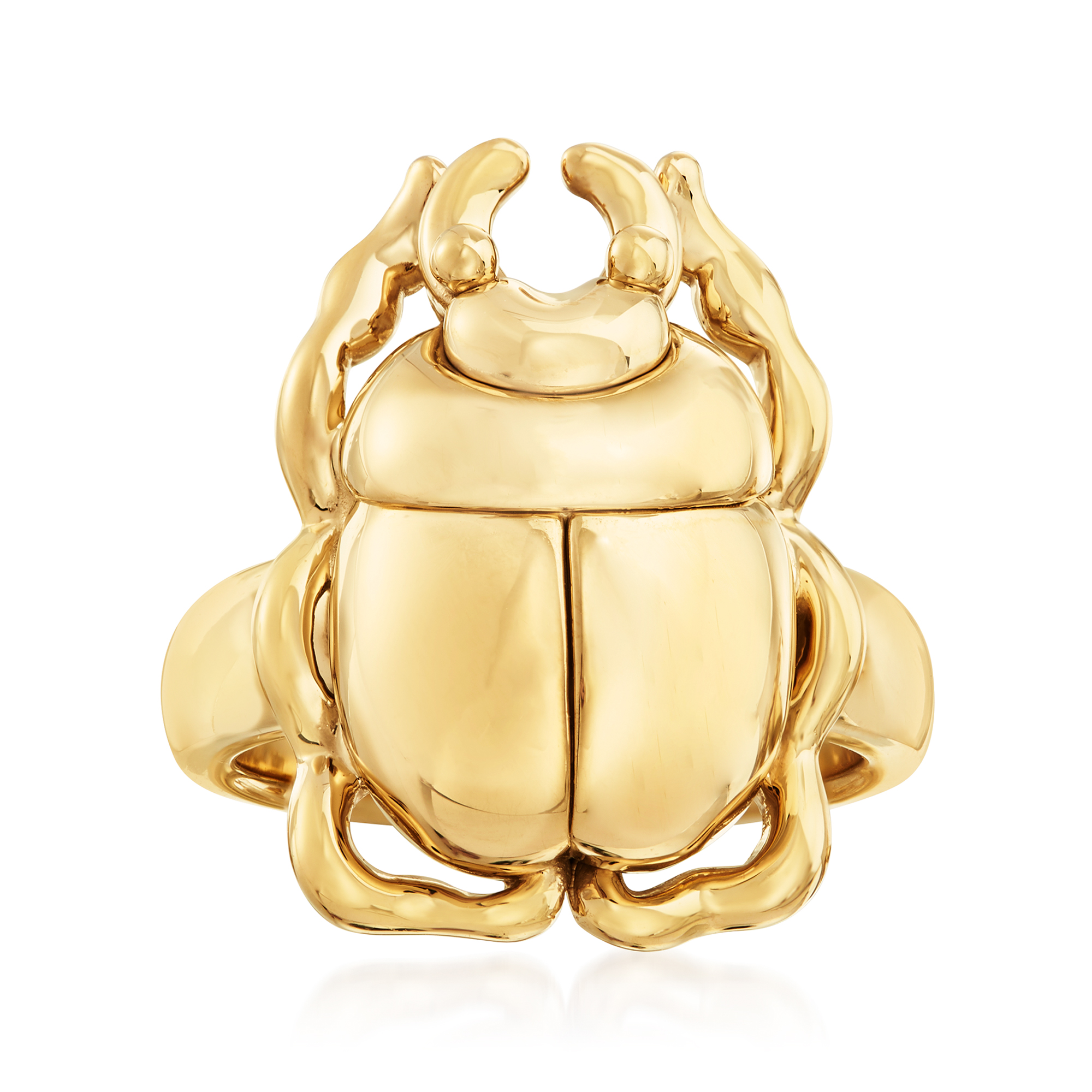 Mythology 18ct Yellow Gold Citrine Beetle Ring — Annoushka International