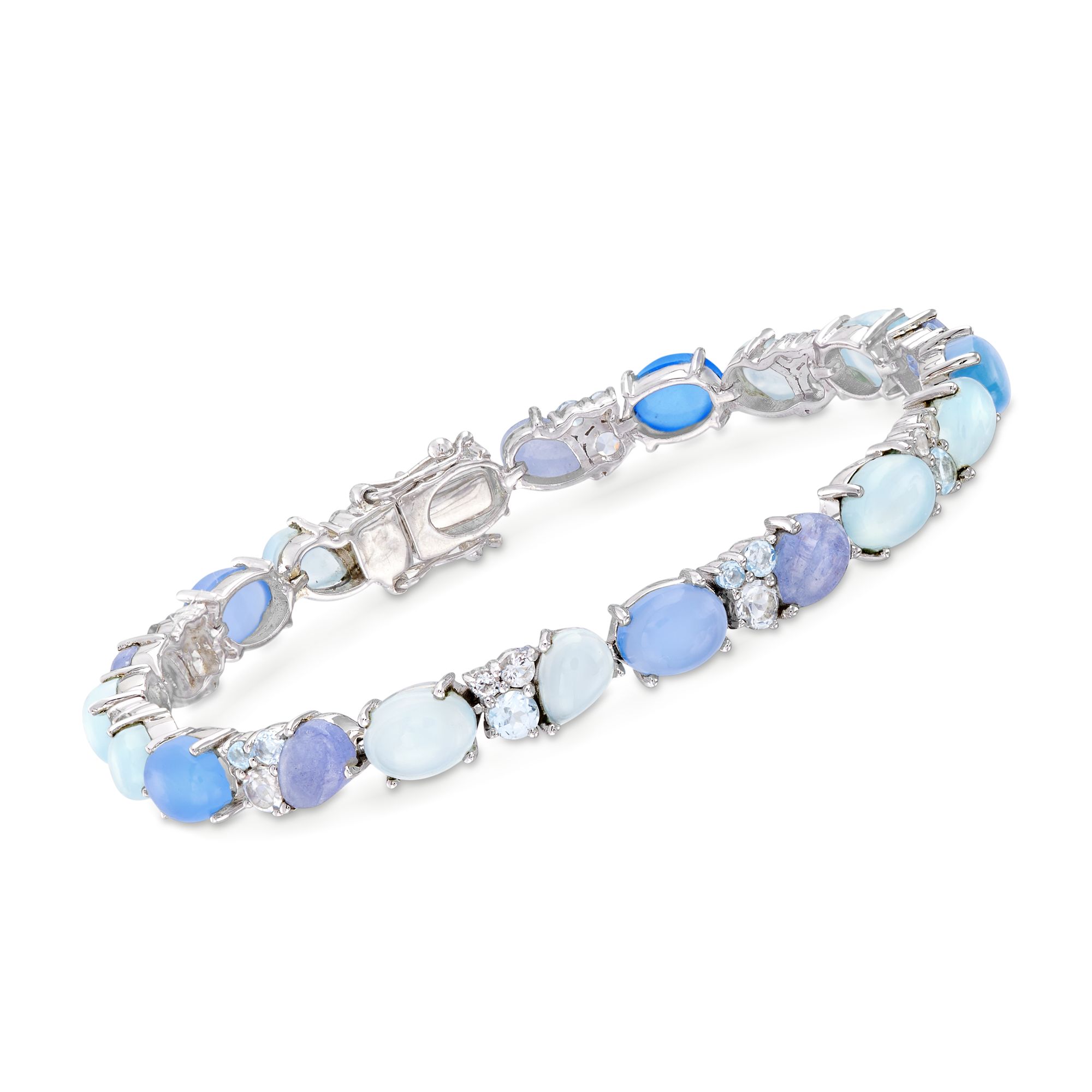 blue and purple bracelets