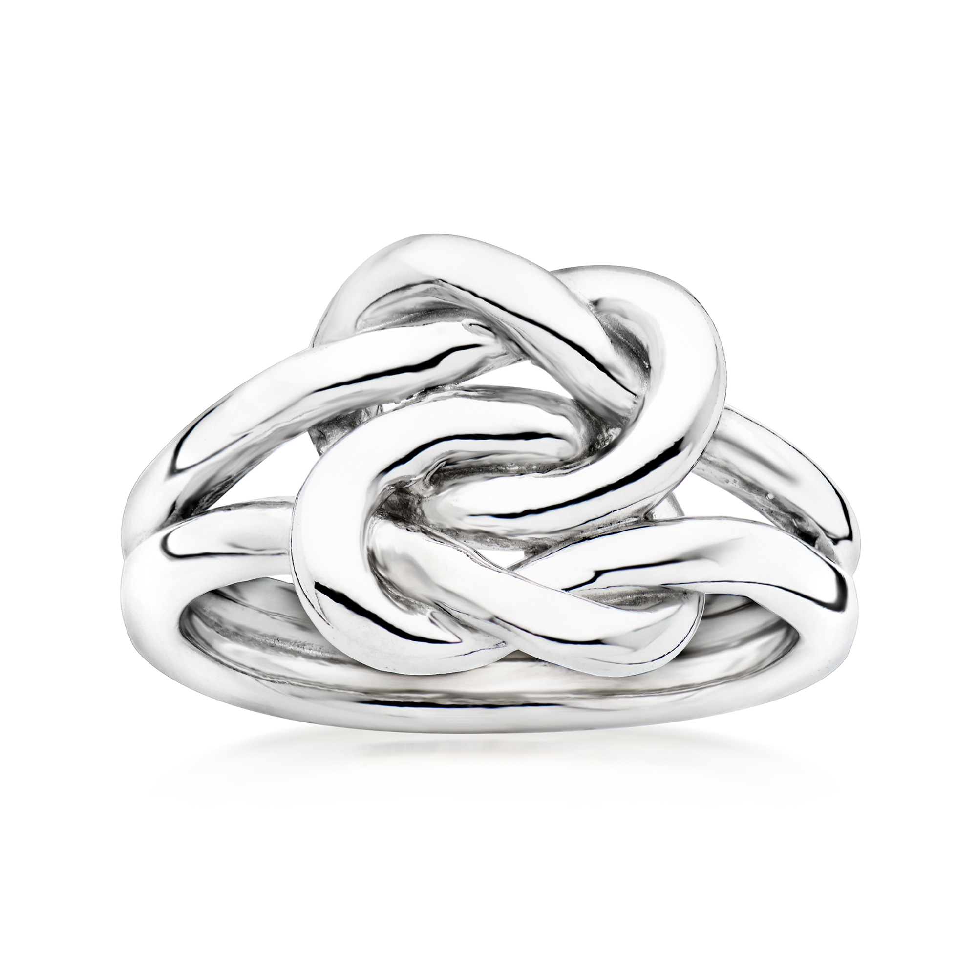 Jude Jewelers Stainless Steel Braided Woven Knot Wave Statement Anniversary Cocktail Party Ring 