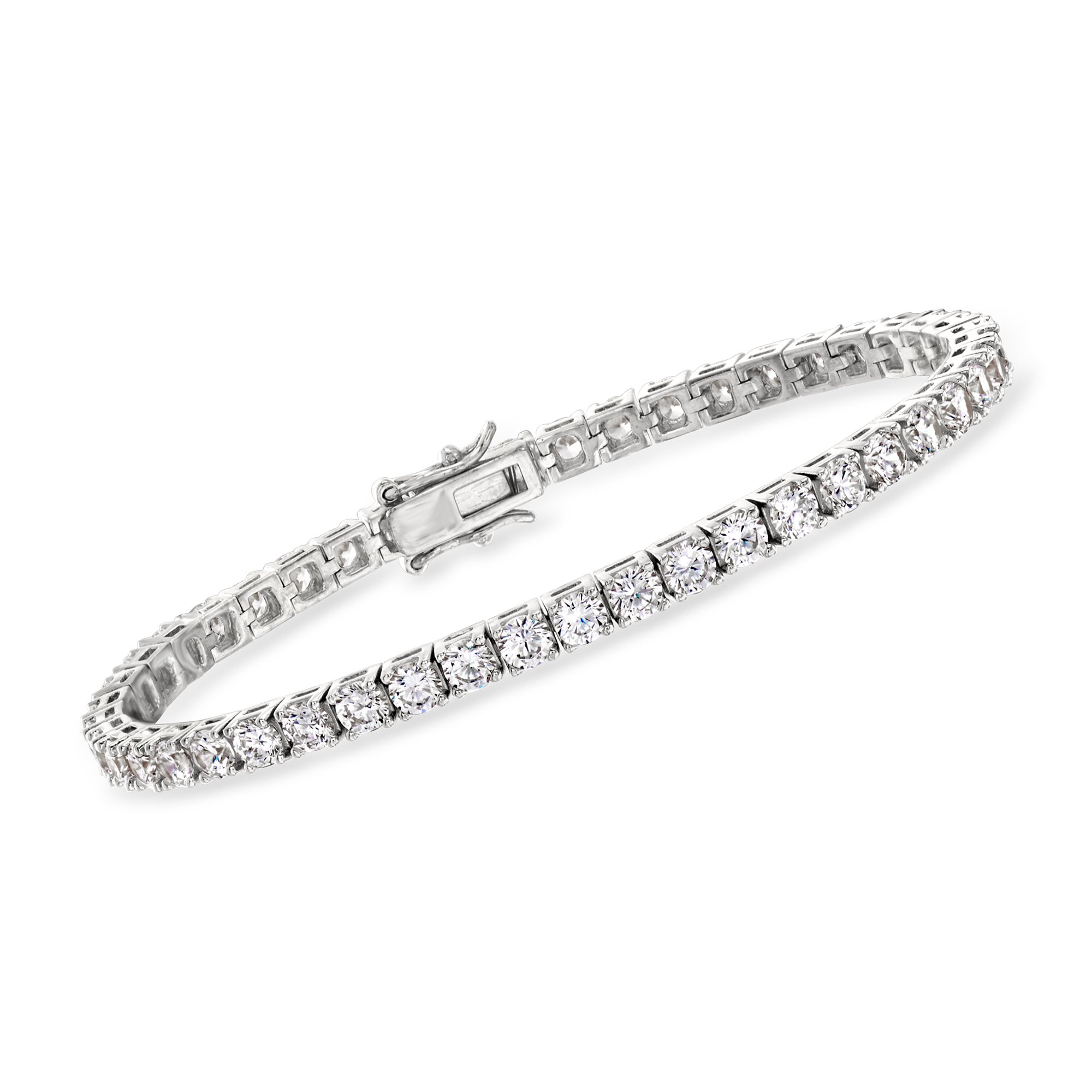8.00 ct. t.w. CZ Tennis Bracelet in Sterling Silver | Ross Simons