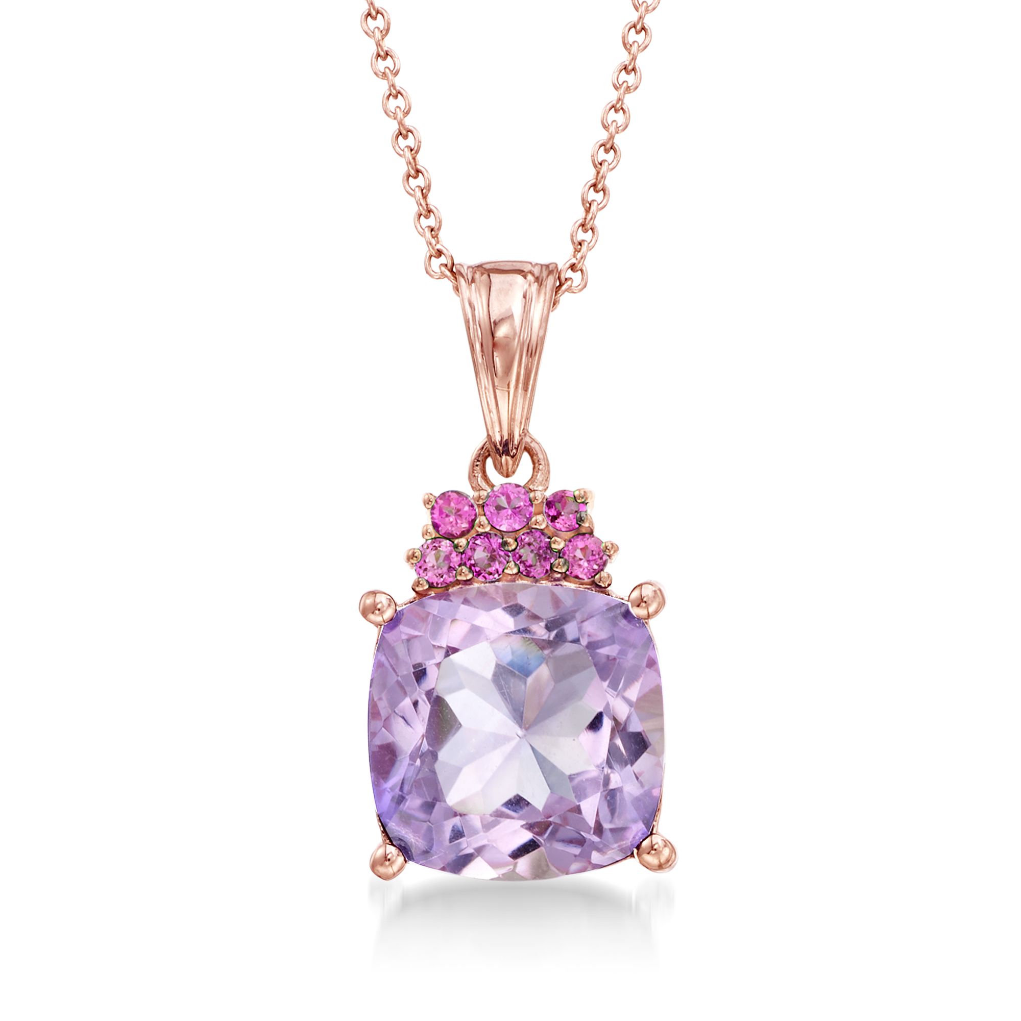 ブレスレット LESS IS MORE rose gemstone ball necklace natural-pink-rose-quartz-