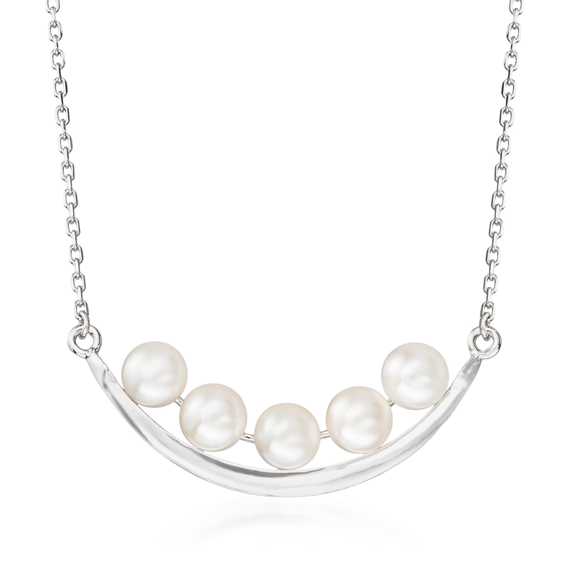 ネックレス・ペンダント Monday Edition _ The Baroque Pearl and Silver Ball Necklace MONDAY EDITION》 THE BAROQUE PEARL SILVER BALL NECKLACE