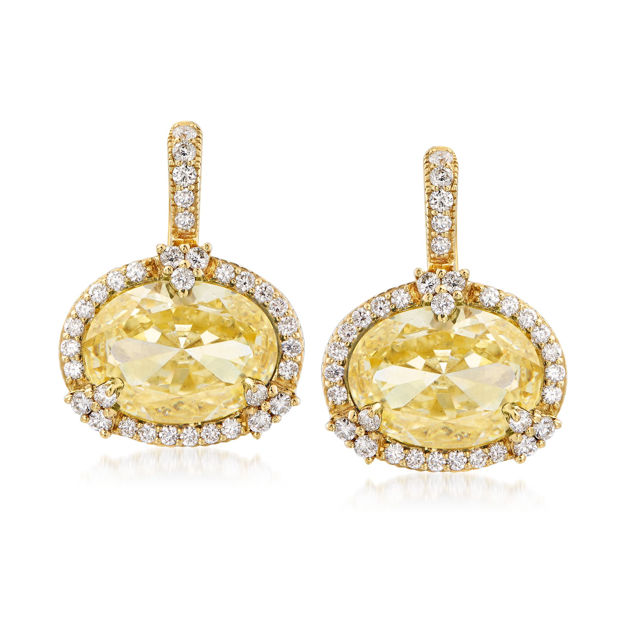 Judith ripka canary earrings discount