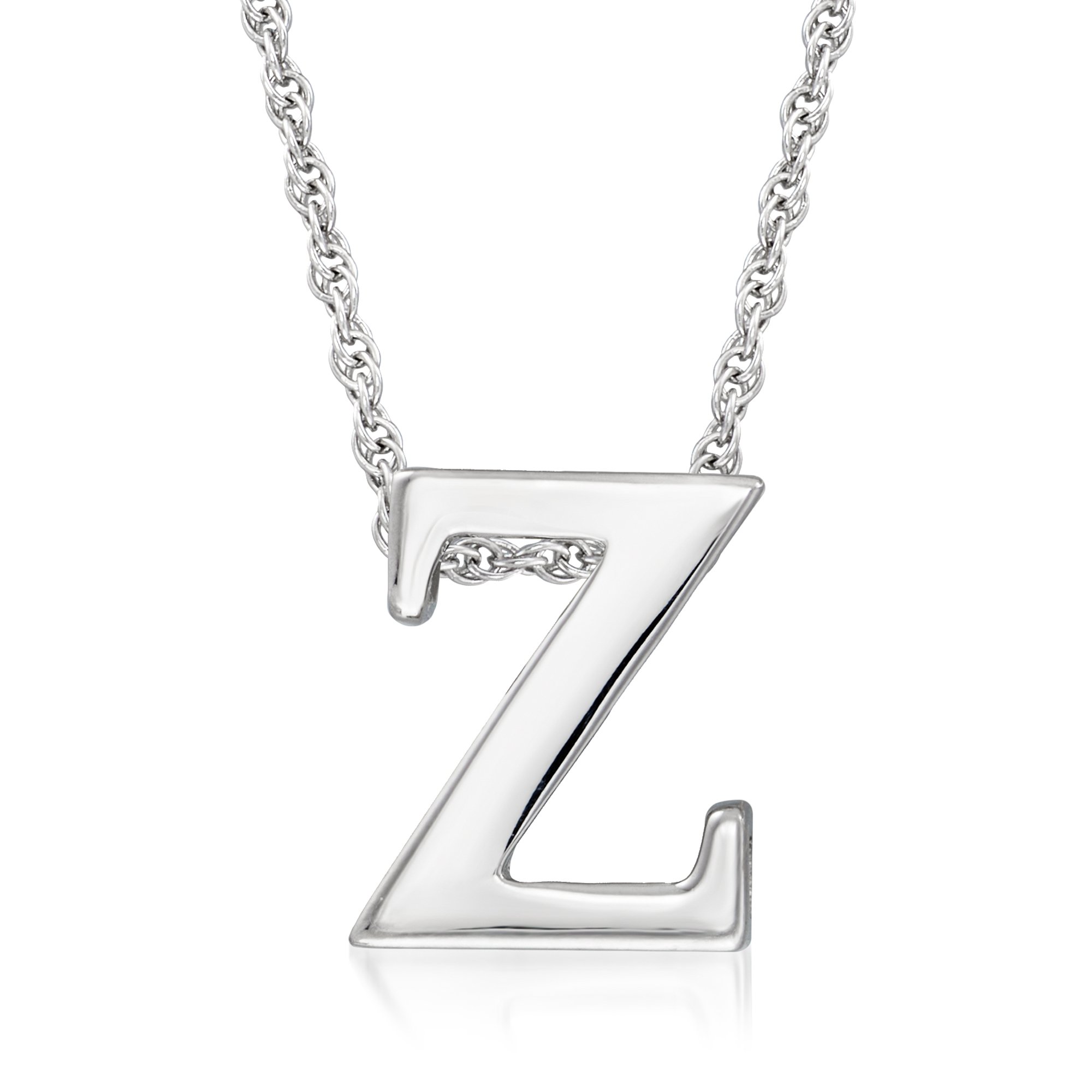 Sterling Silver Lowercase Initial Necklace