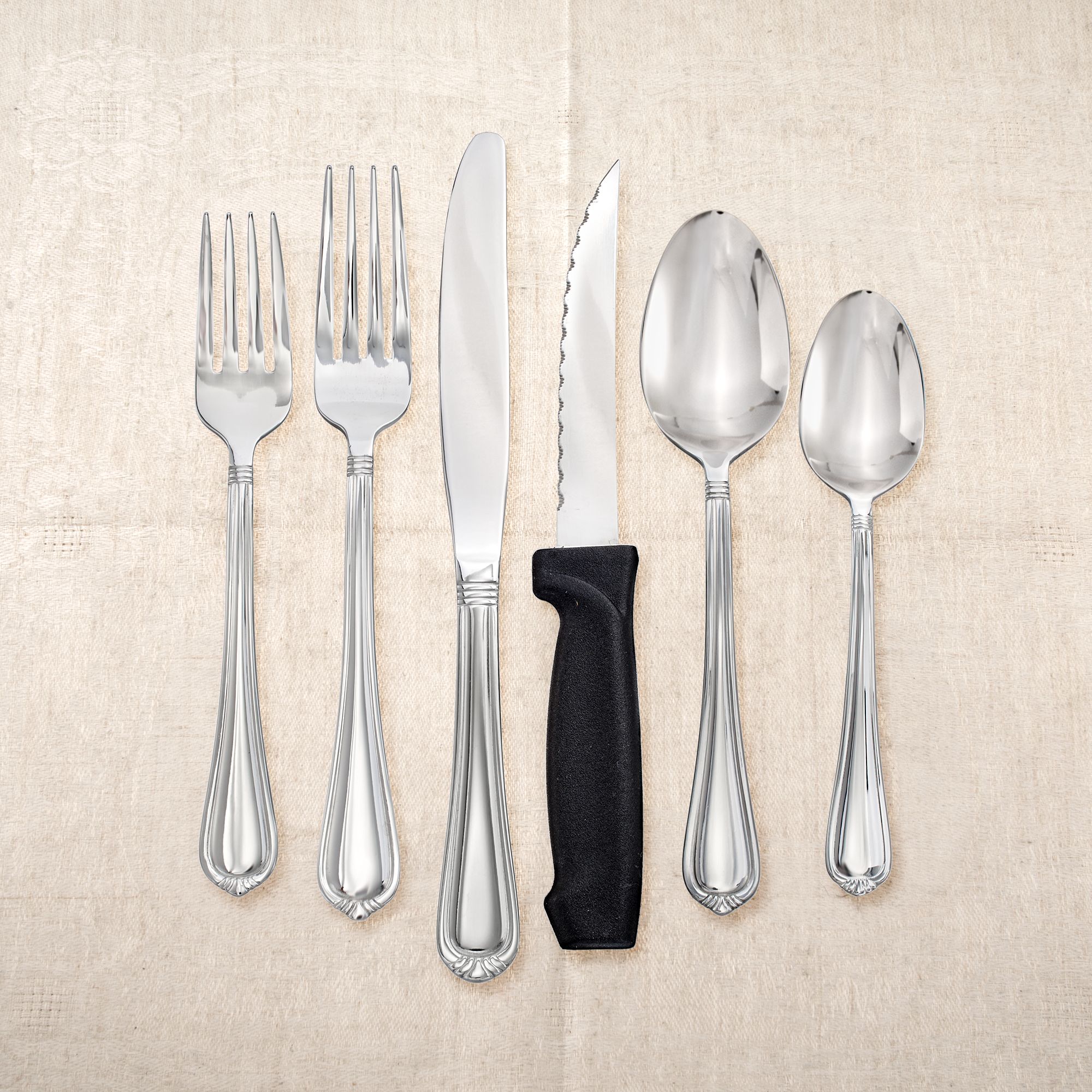 International Silver "Nouveau" 18/0 Stainless Steel Flatware | Ross-Simons 18 0 Stainless Steel Silverware