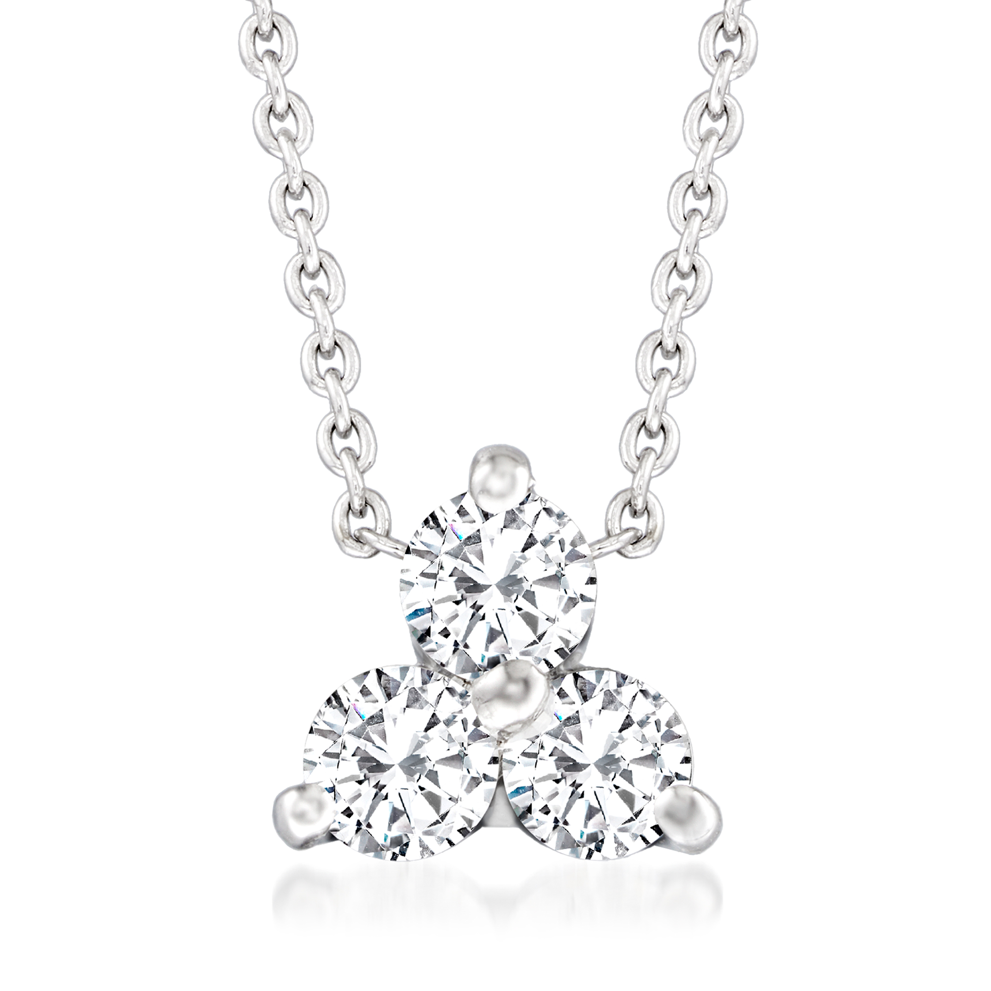 Diamond Cluster Necklace 