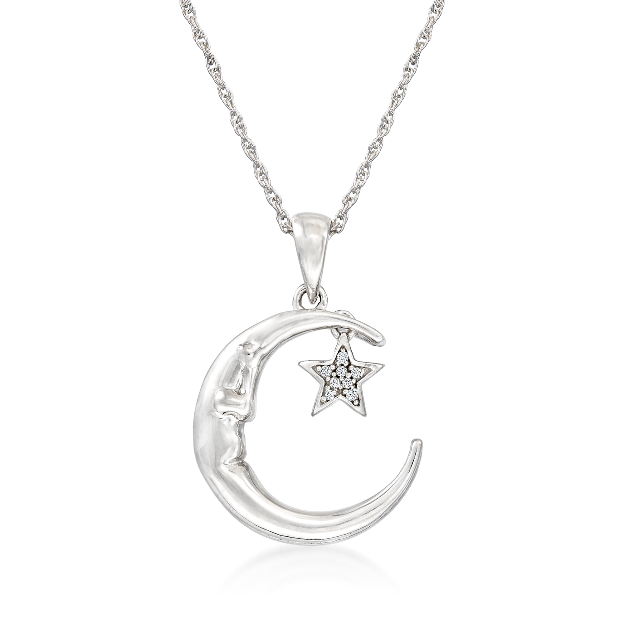 Moon and star pendant meaning sales