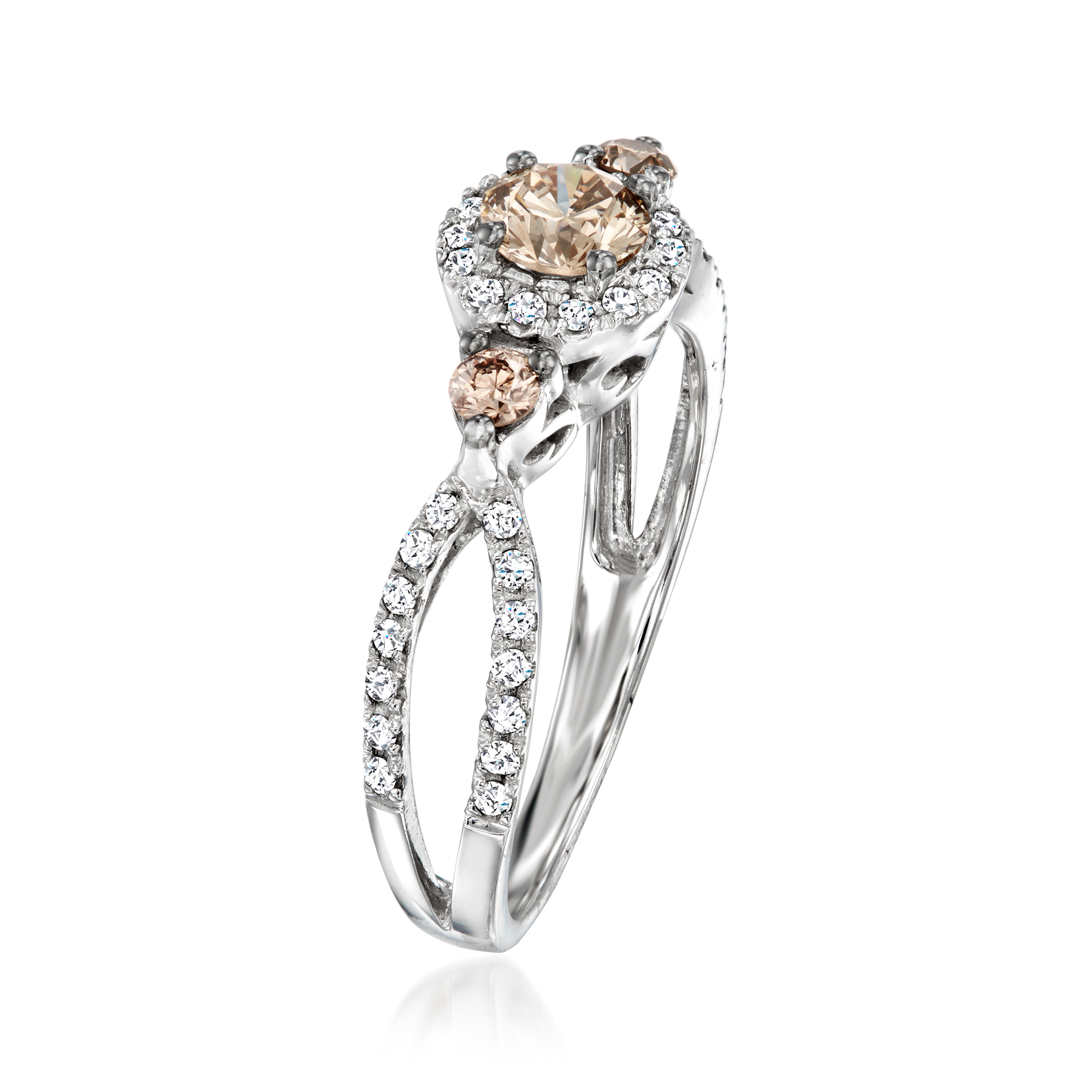 Le Vian .49 ct. t.w. Chocolate Diamond Ring with .21 ct. t.w.