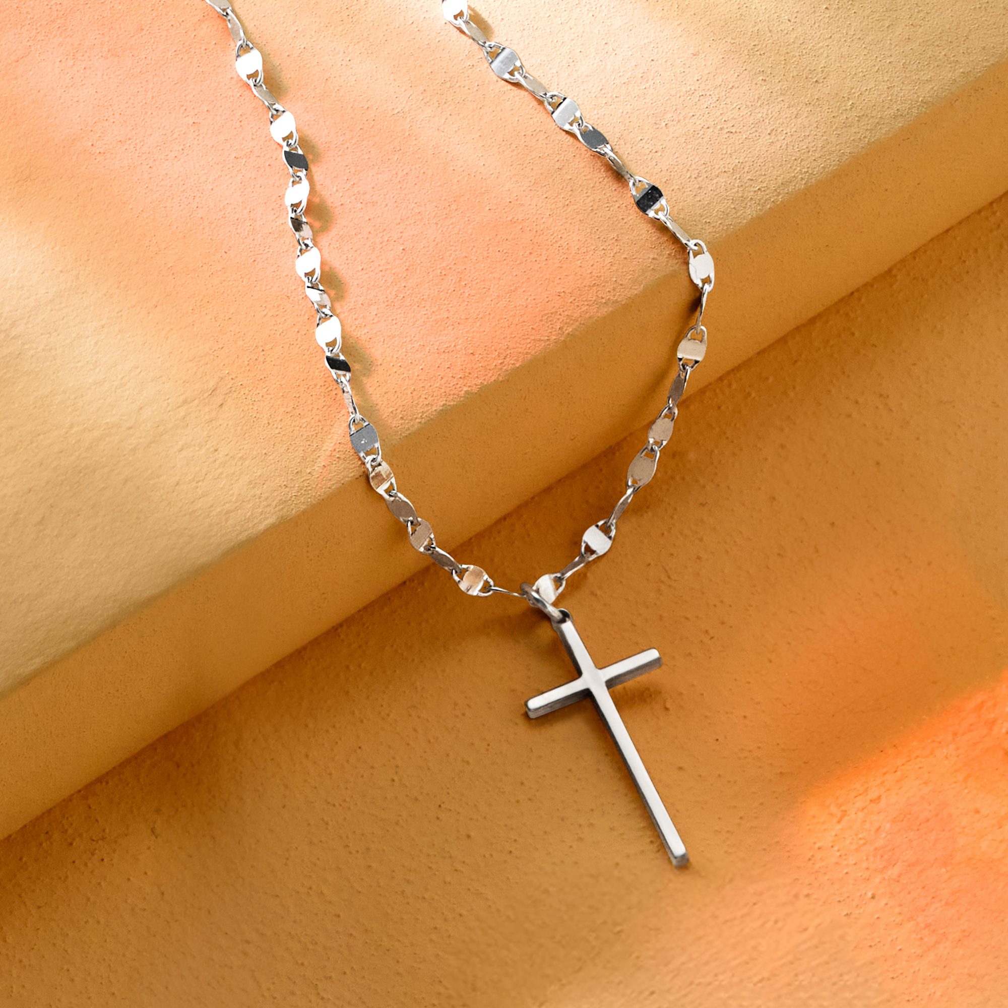 Italian Sterling Silver Cross Necklace | Ross Simons