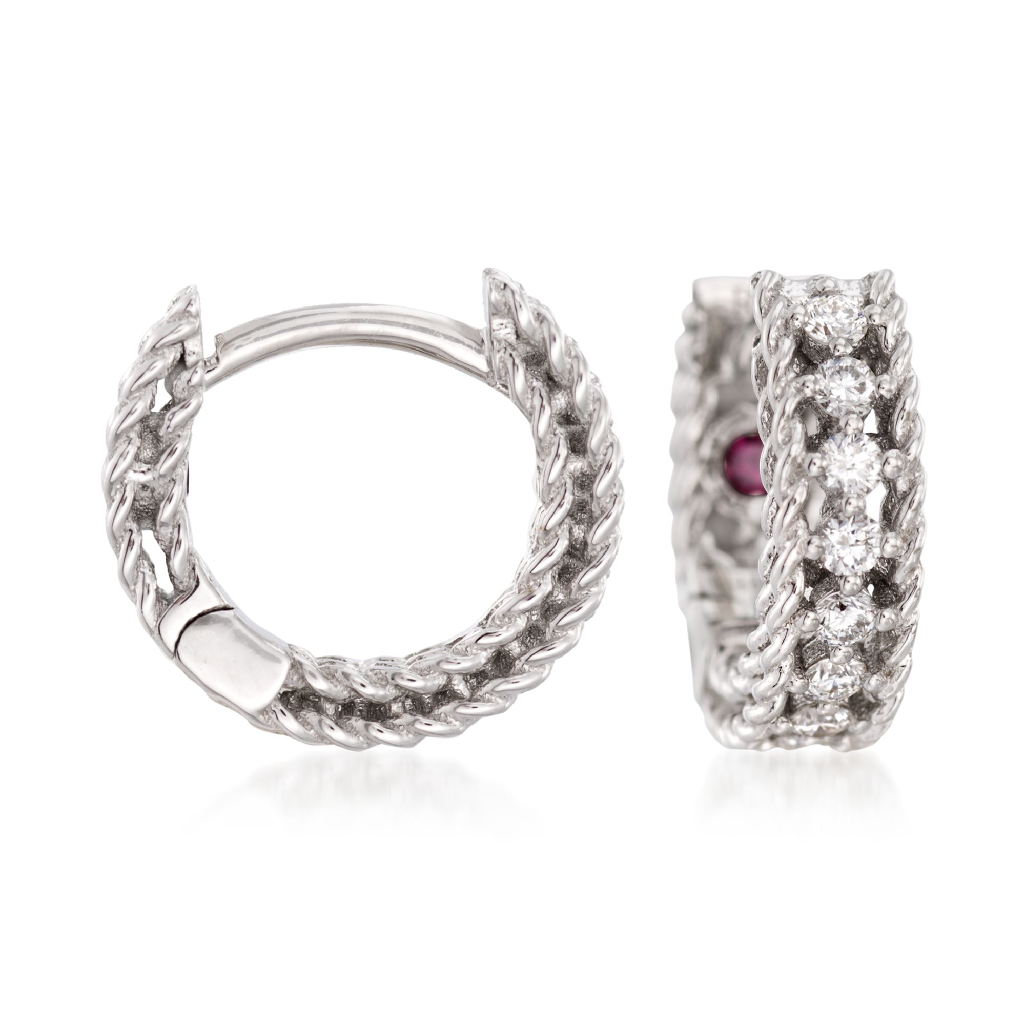 Roberto coin on sale symphony hoop earrings
