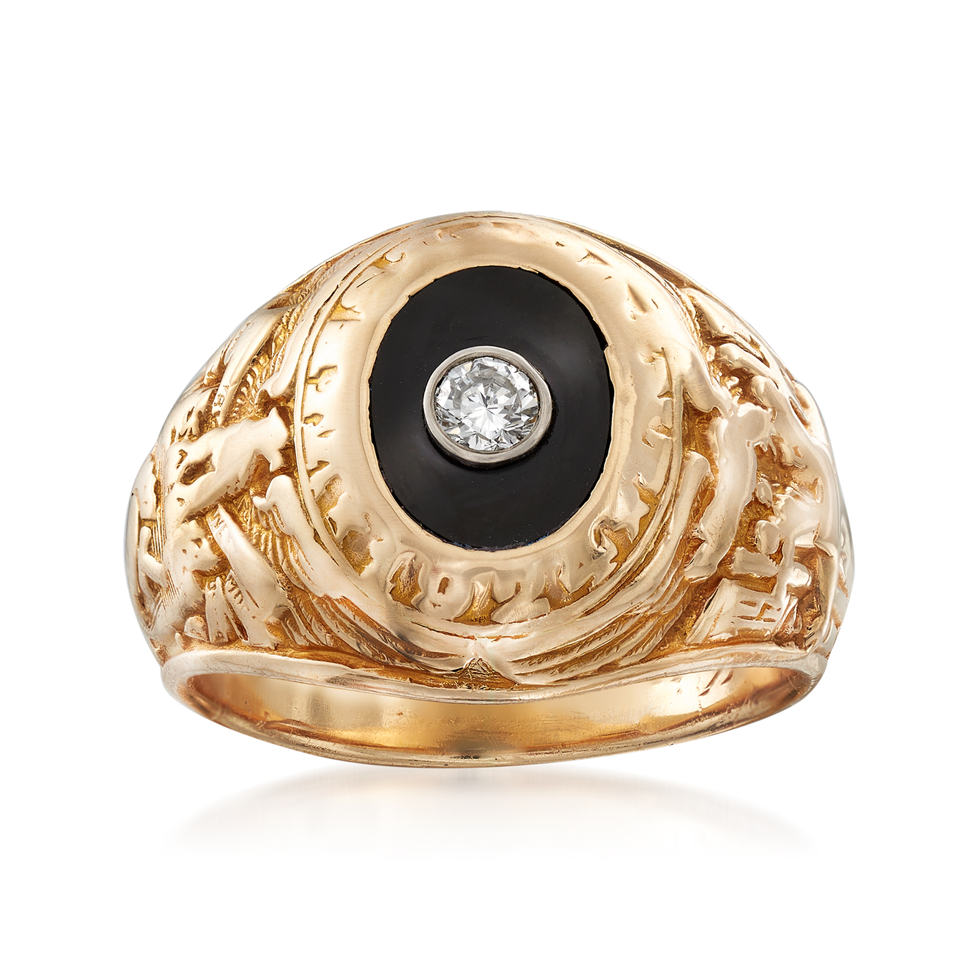 tiffany onyx ring