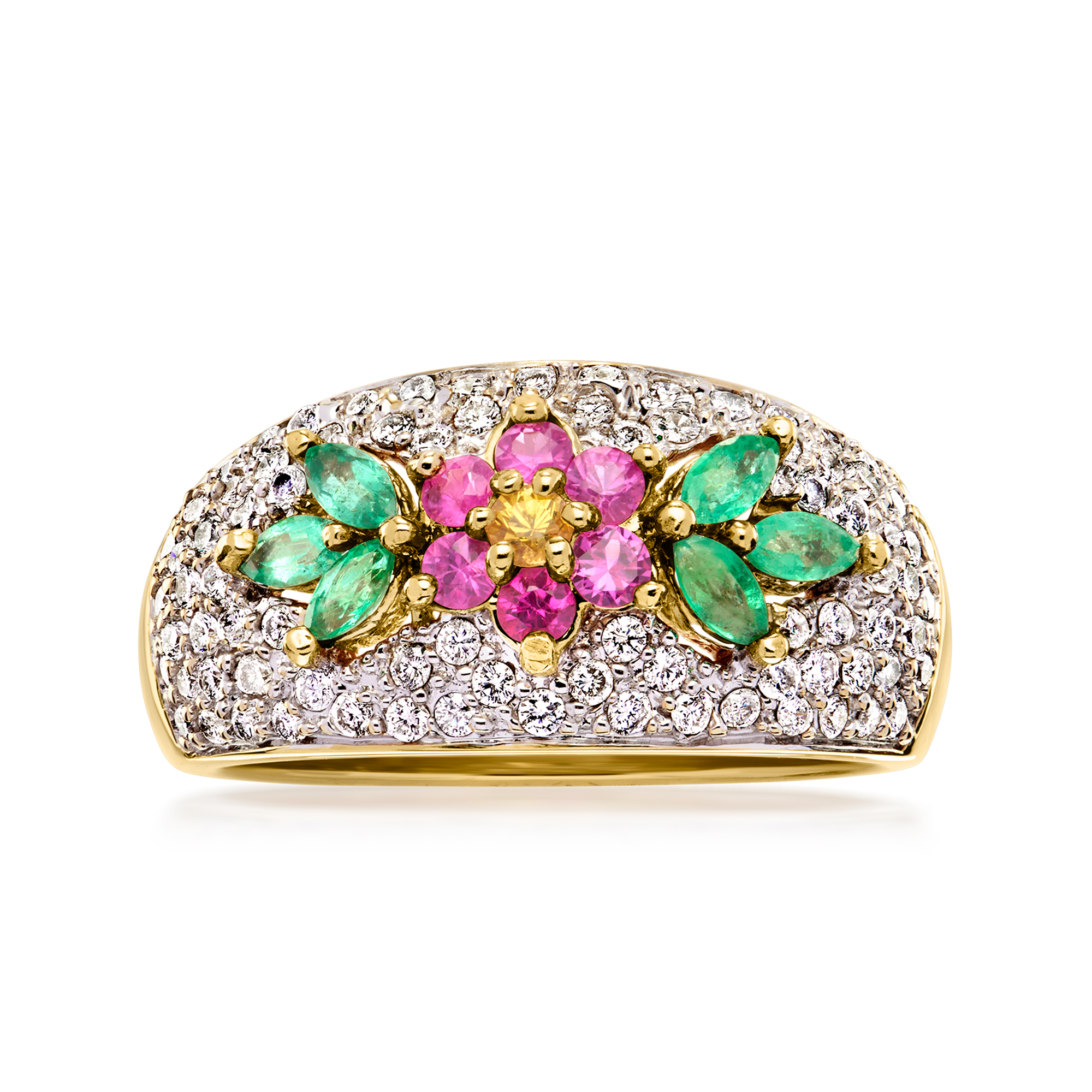 C. 1950 Vintage .30 ct. t.w. Diamond Three-Stone Ring in 14kt and