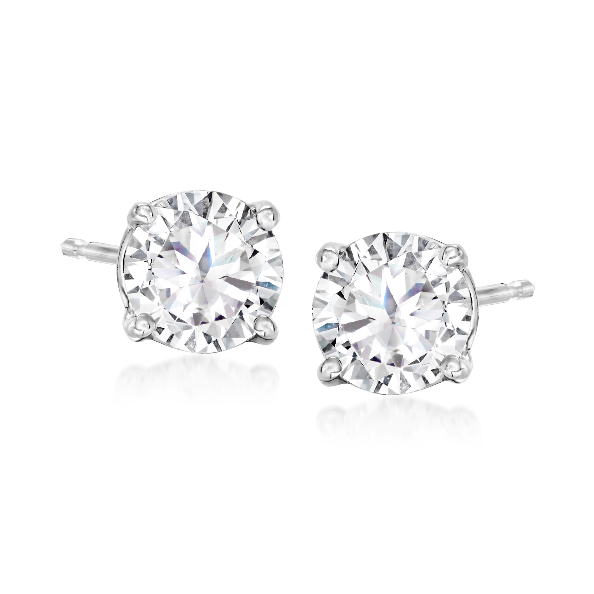 ross simon diamond earrings
