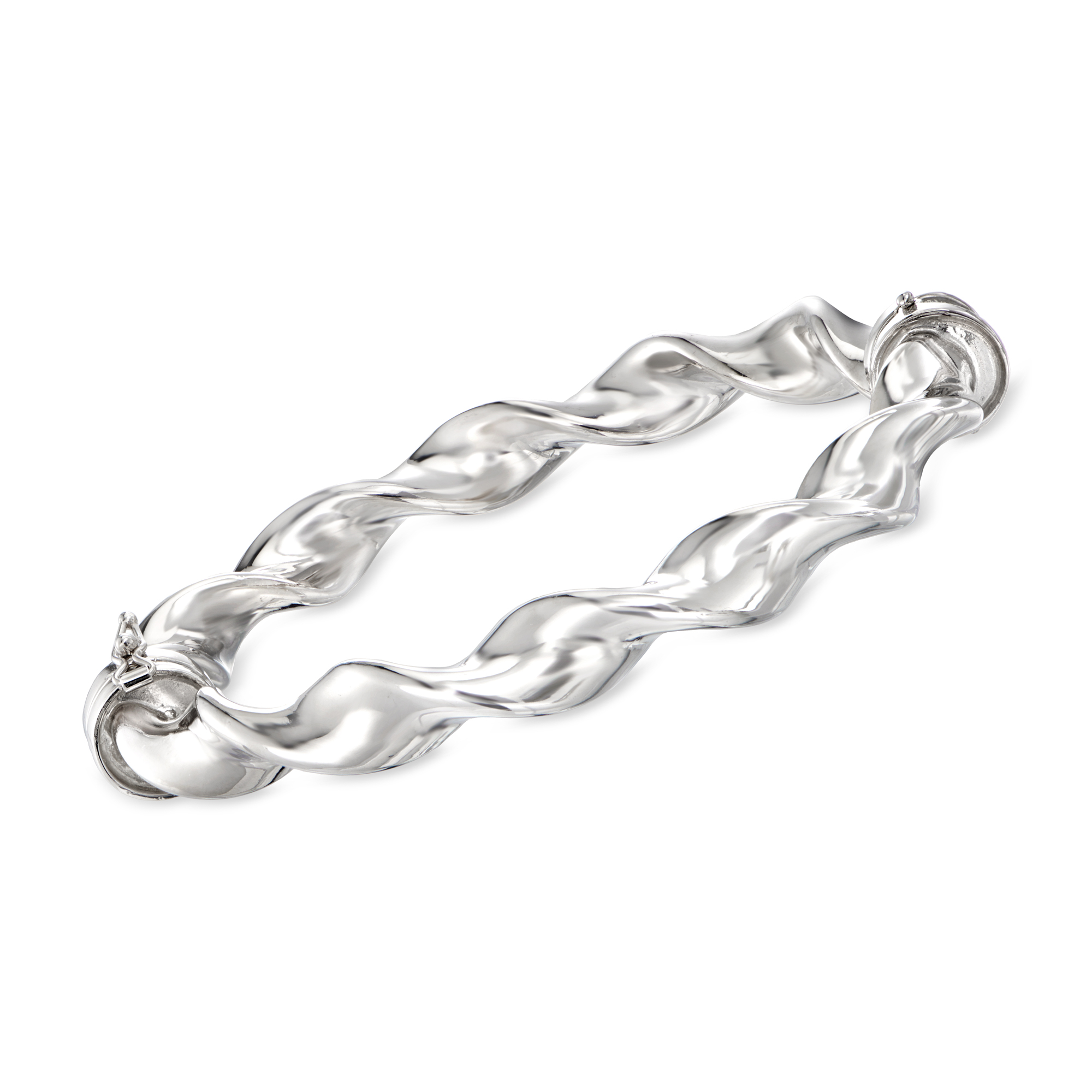 Italian Sterling Silver Twisted Bangle Bracelet | Ross Simons