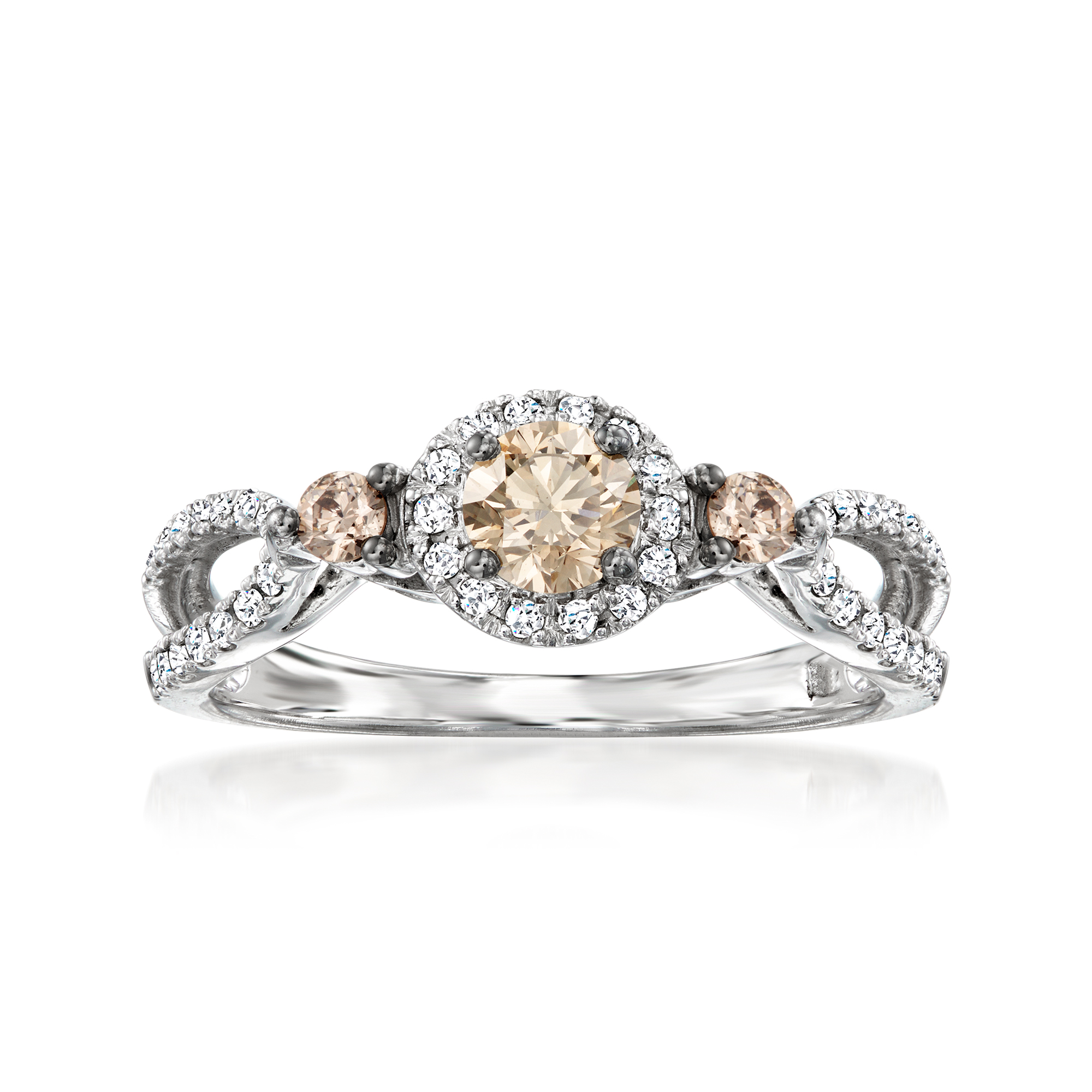 Le Vian .49 ct. t.w. Chocolate Diamond Ring with .21 ct. t.w.