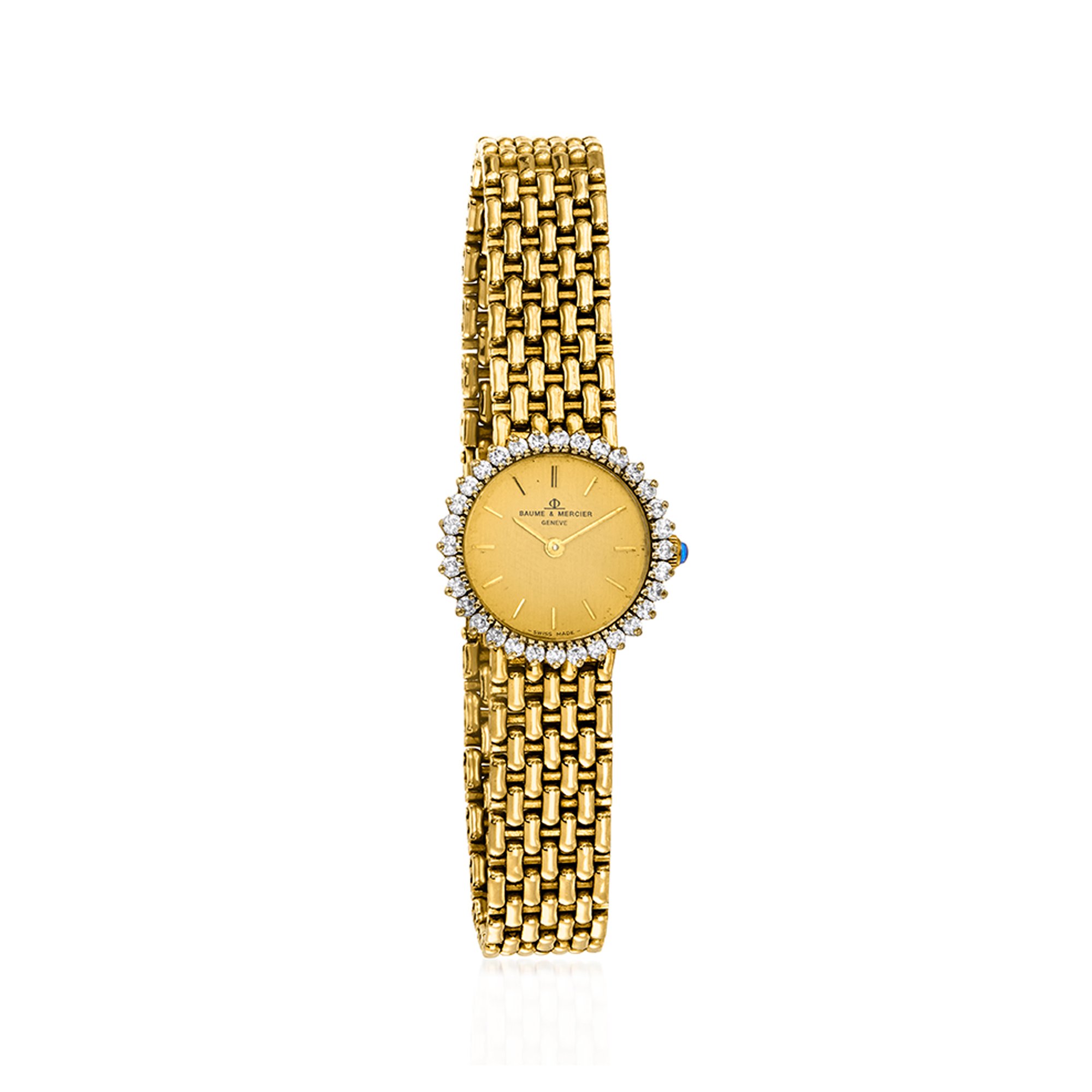 C. 1980 Vintage Baume & Mercier 14kt Yellow Gold Watch | Ross Simons