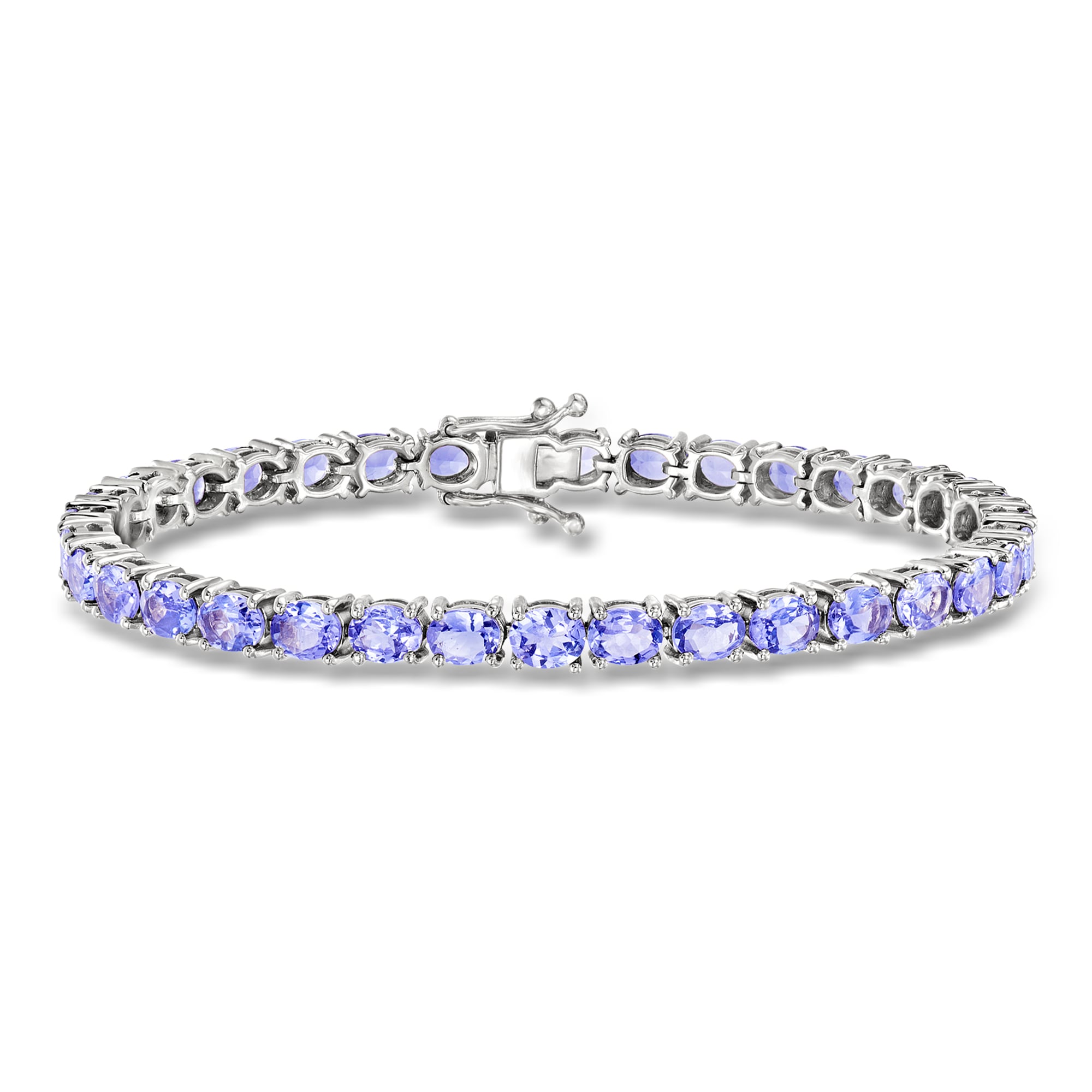 ロバートワーナー　ブレスレット 10.00 ct. t.w. Tanzanite Tennis Bracelet in Sterling Silver | Ross