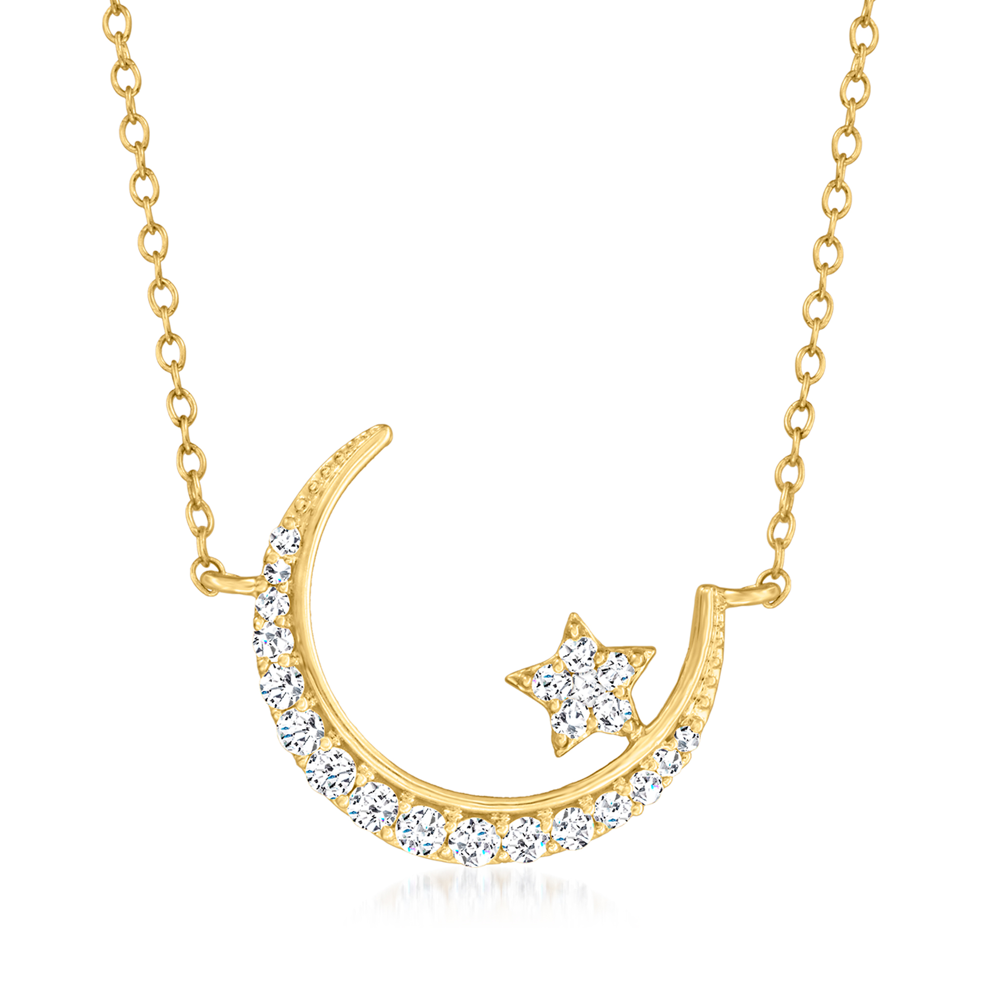 26 ct. t.w. Celestial Necklace in 14kt Yellow Gold