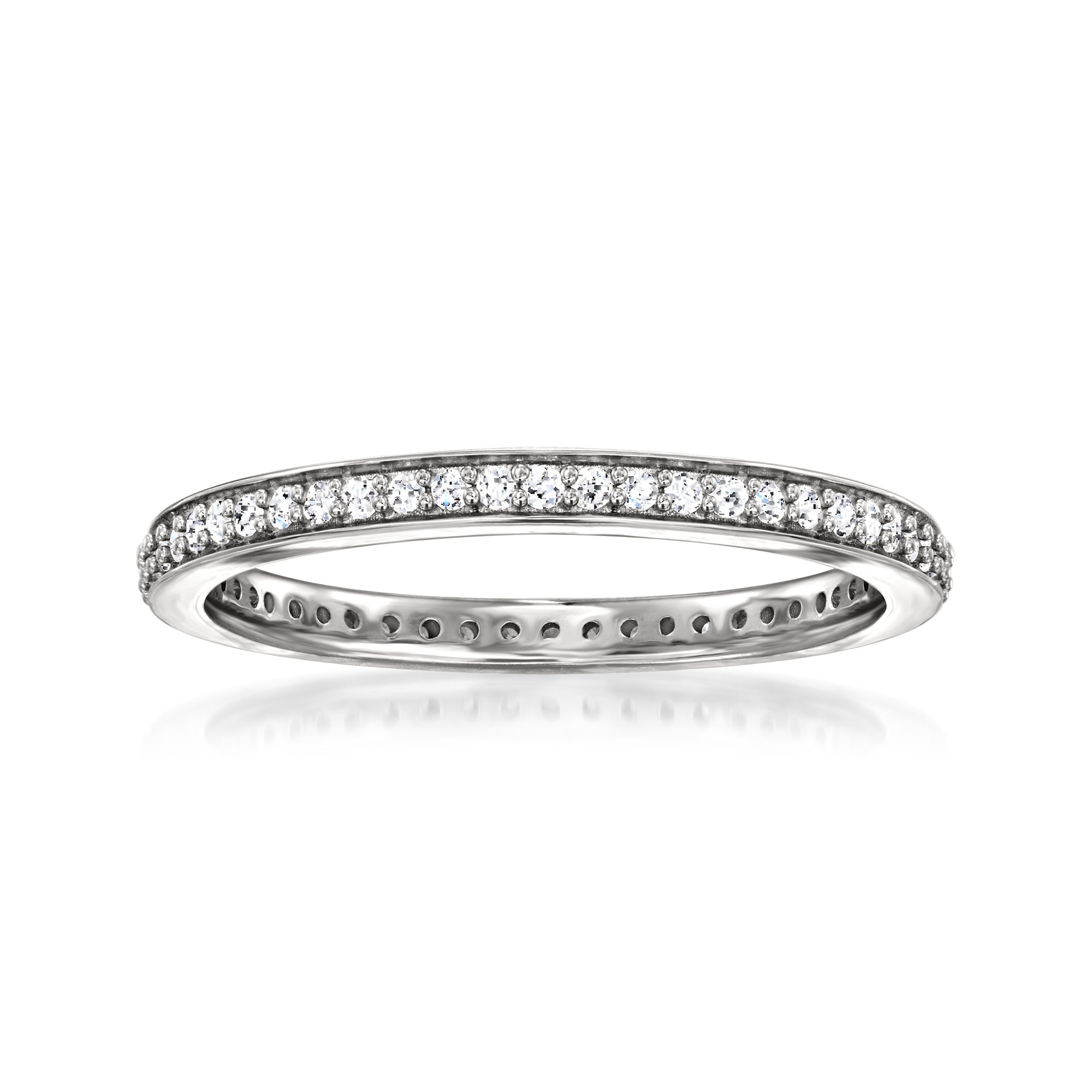 25 ct. t.w. Lab-Grown Diamond Eternity Band in Sterling Silver