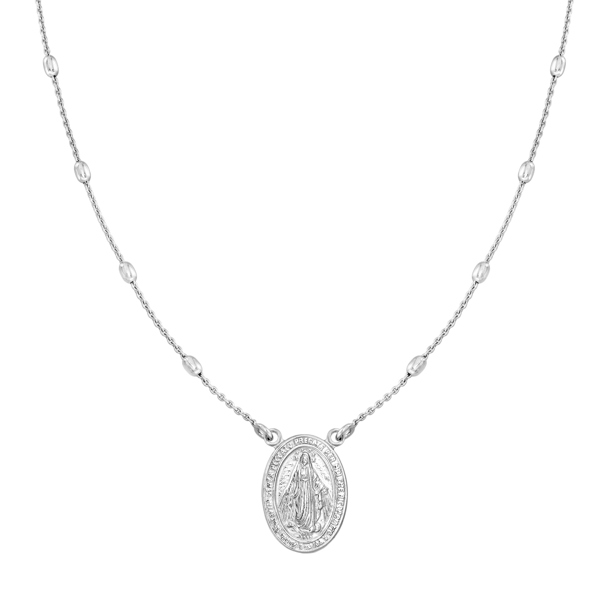 ネックレス・チョーカー TRIOMPHE DE LYS MEDAL NECKLACE IN STERLING SILVER AND ONYX TRIOMPHE DE LYS MEDAL NECKLACE IN STERLING SILVER AND ONYX