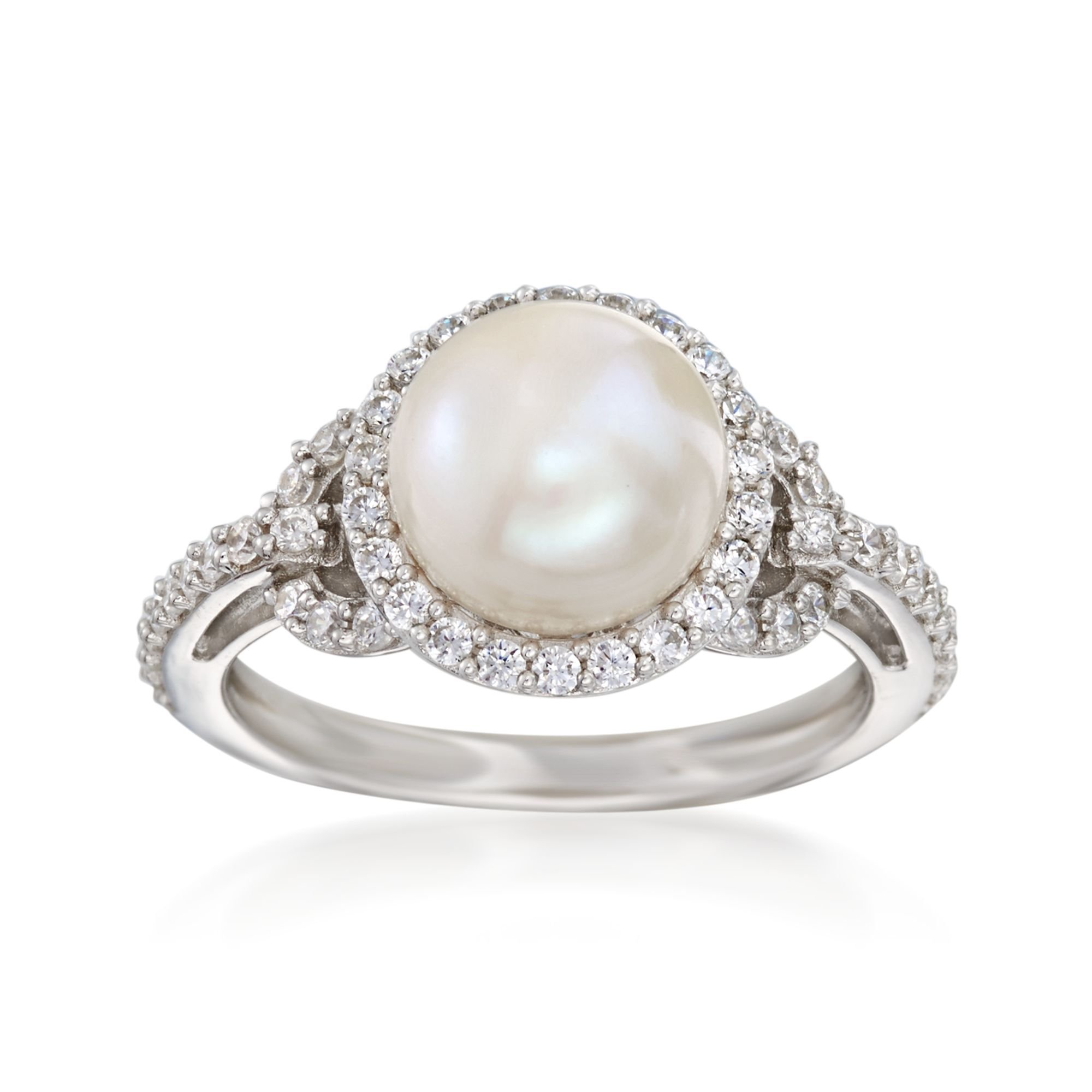 18K Gold Ring Natural Pearl