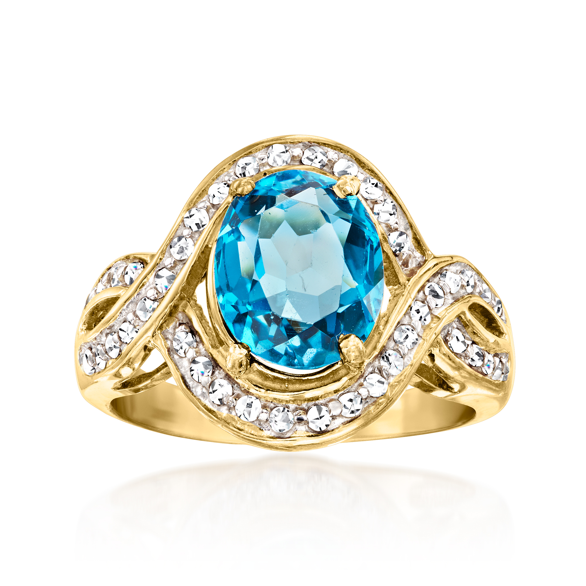 美品【レア】Ross Simons ヴィンテージ 天然石 コンビリング ゴールド Ross-Simons 0.10 ct. t.w. Diamond Leaf Ring in 14kt Yellow